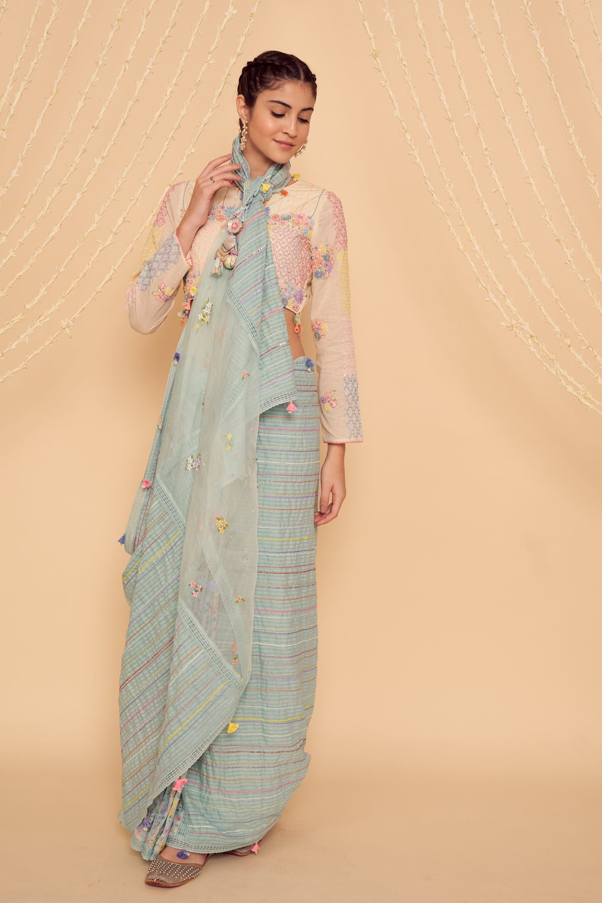 Baadal Panelled Saree