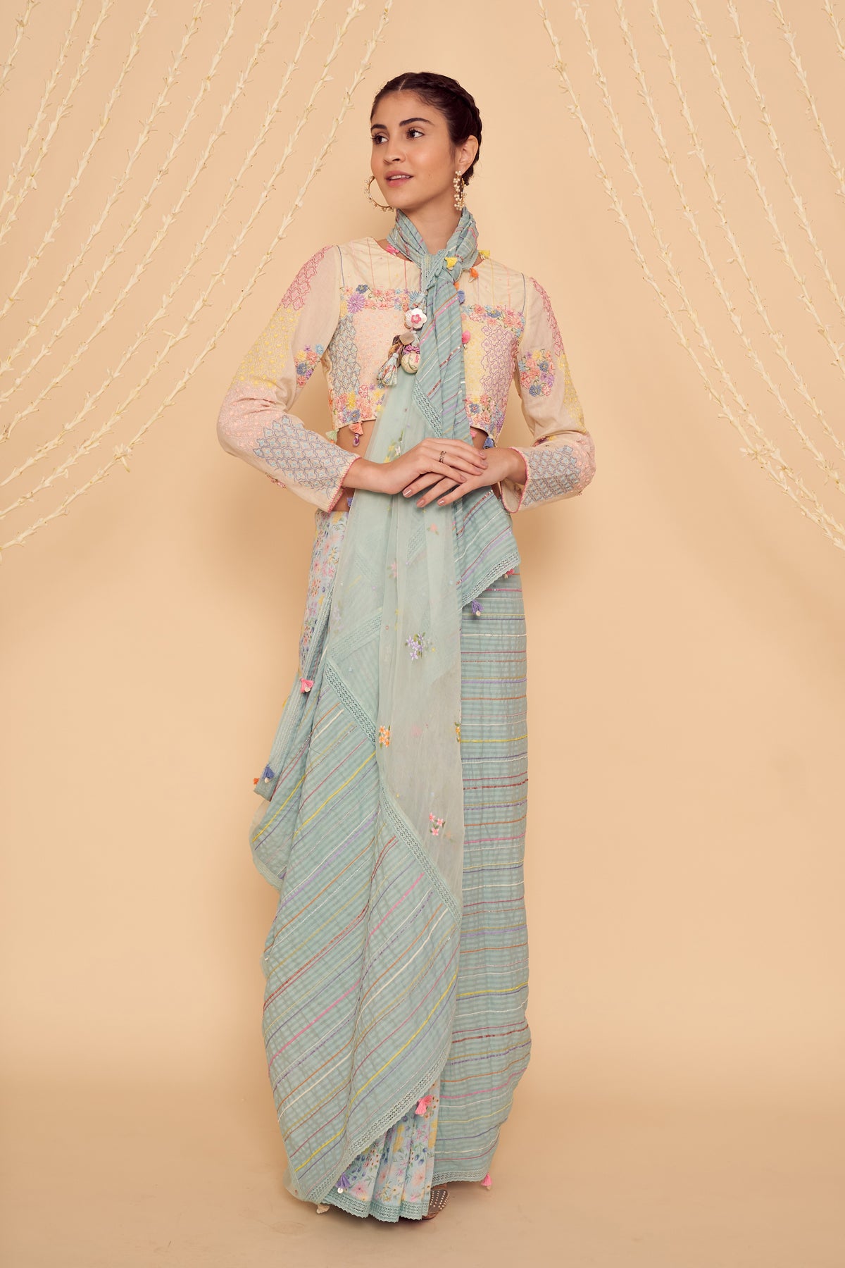 Baadal Panelled Saree