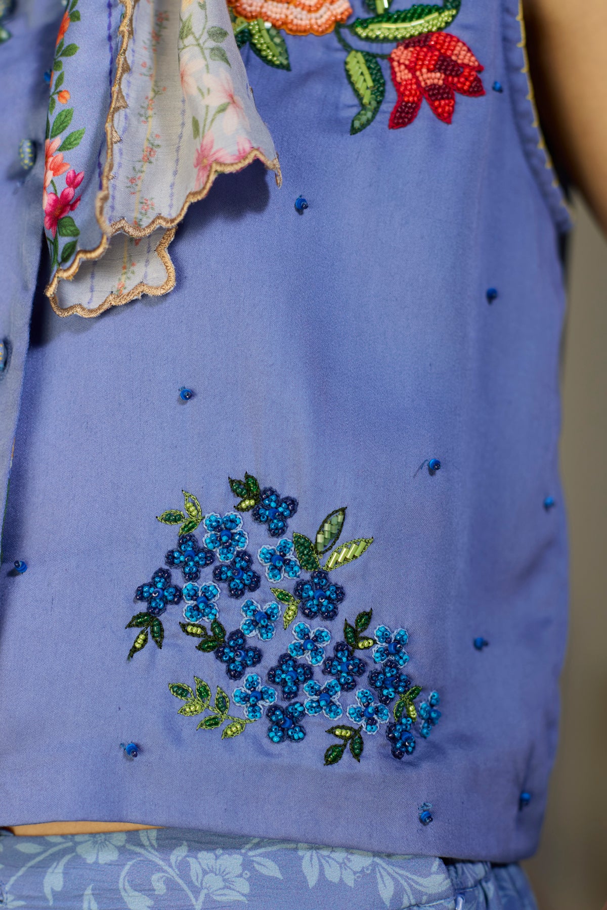 Periwinkle Blue Waistcoat