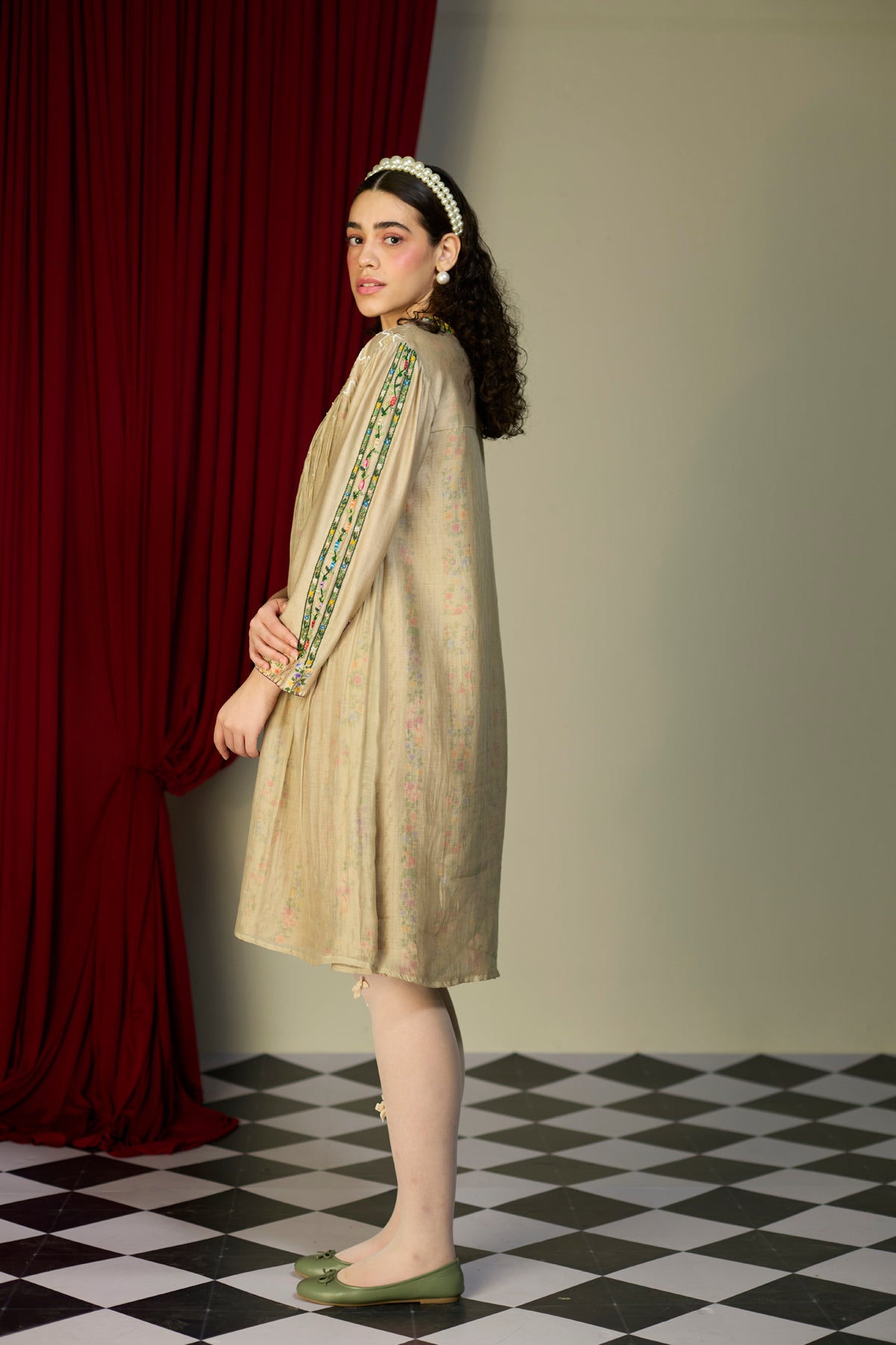 Heirloom Beige Dress