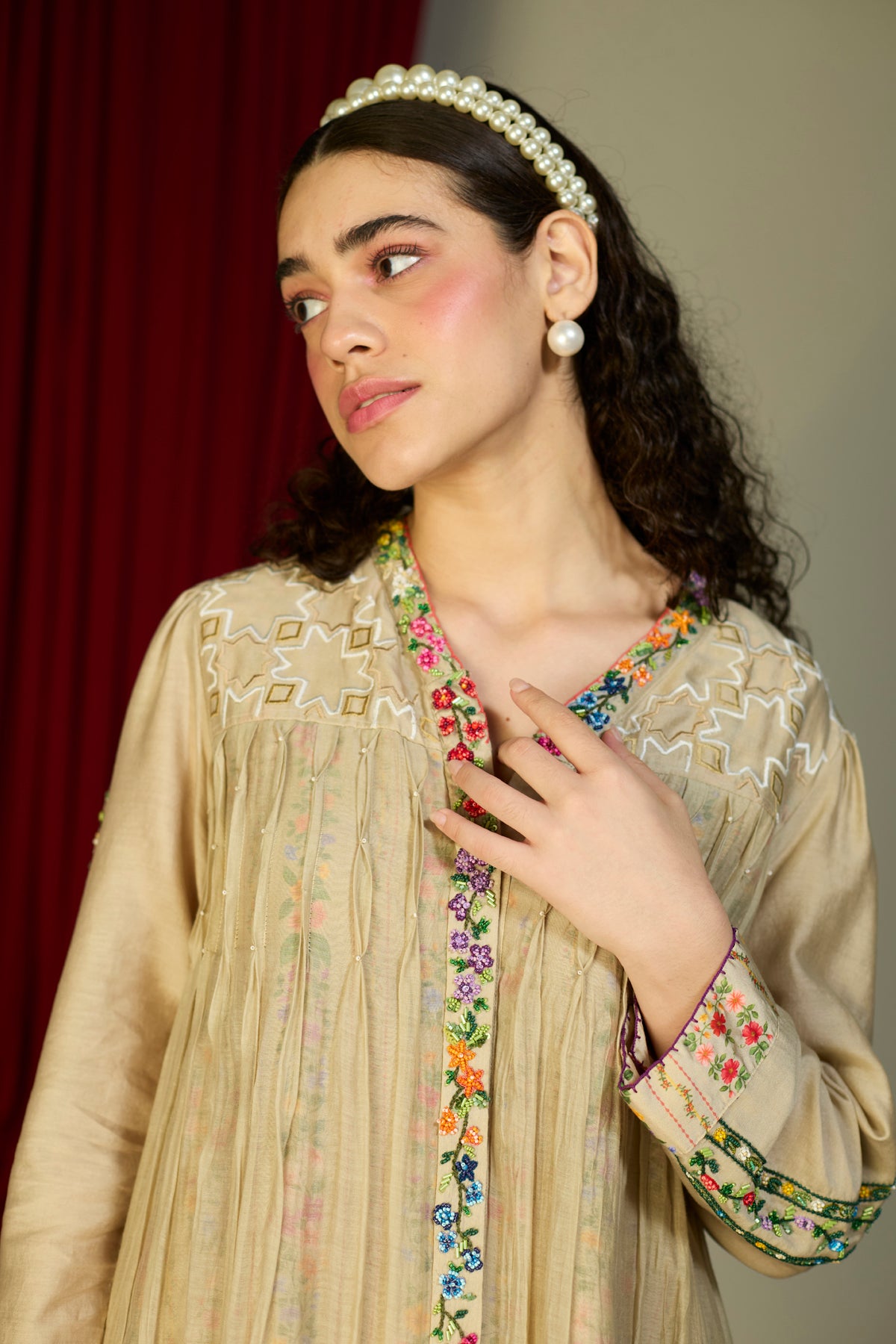 Heirloom Beige Dress