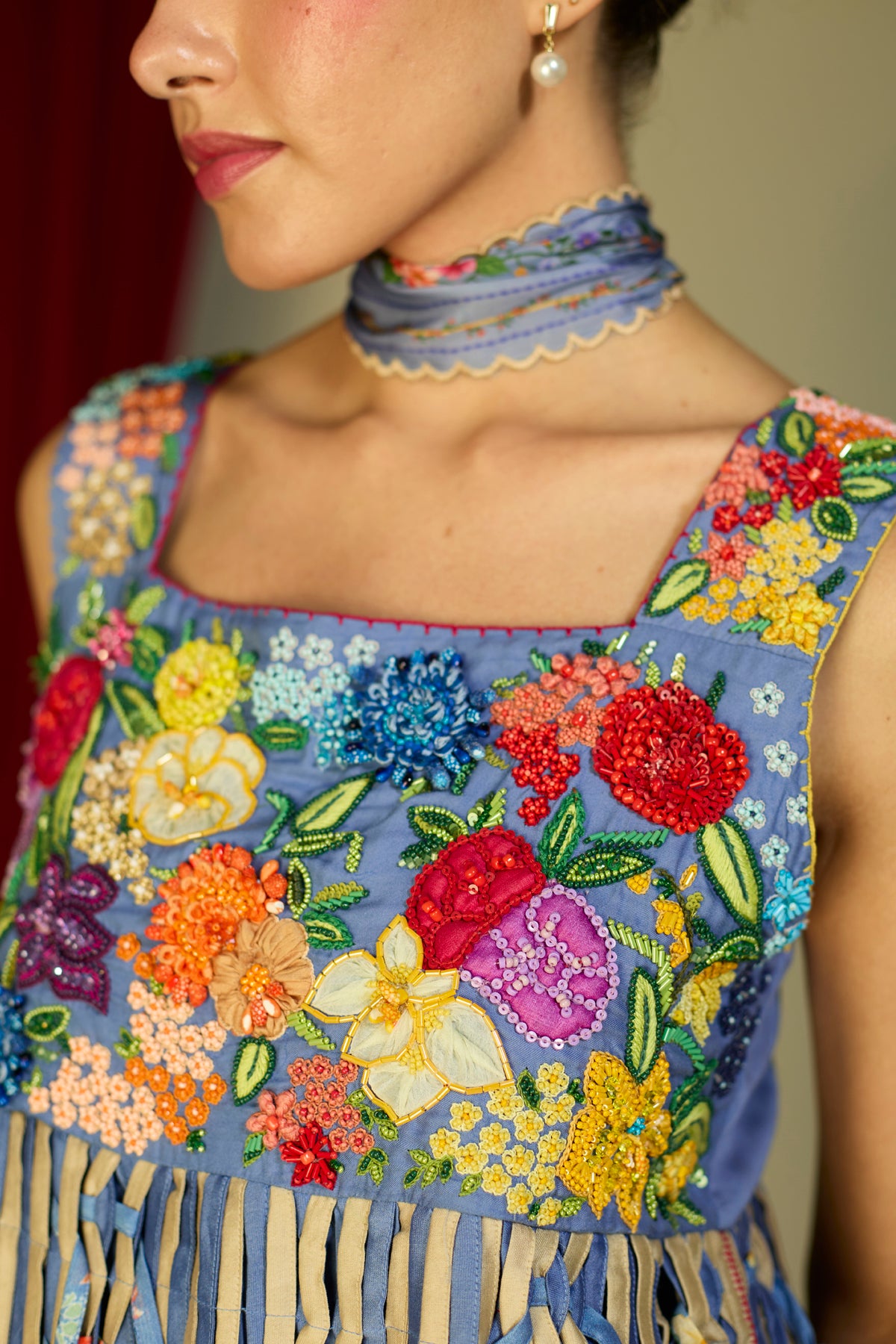 Prewinkle Blue Smocked Dress