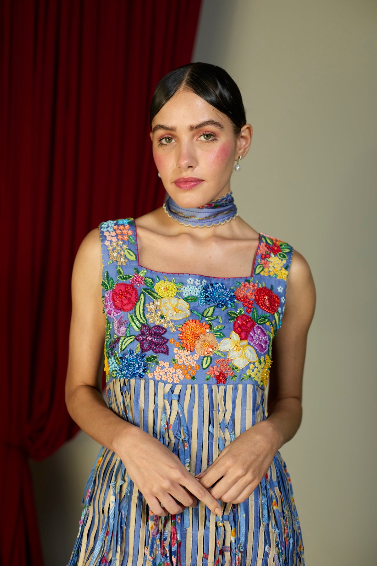 Prewinkle Blue Smocked Dress