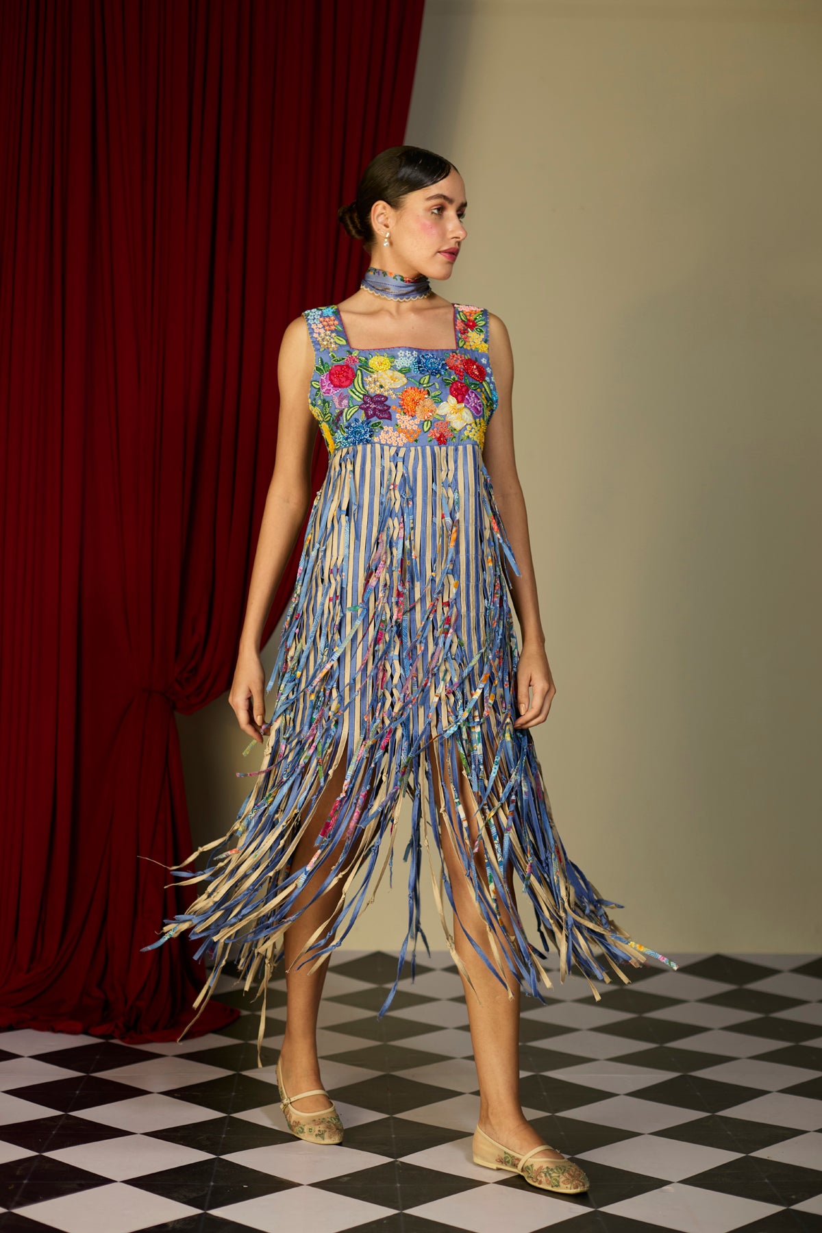 Prewinkle Blue Smocked Dress