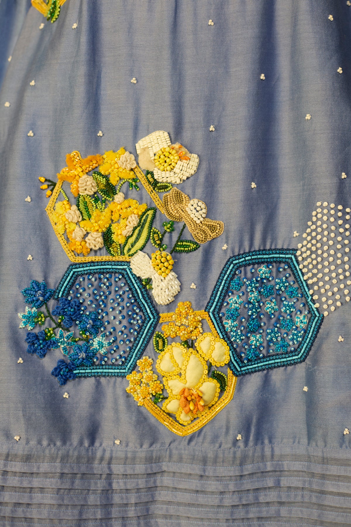 Periwinkle Blue Floral Top