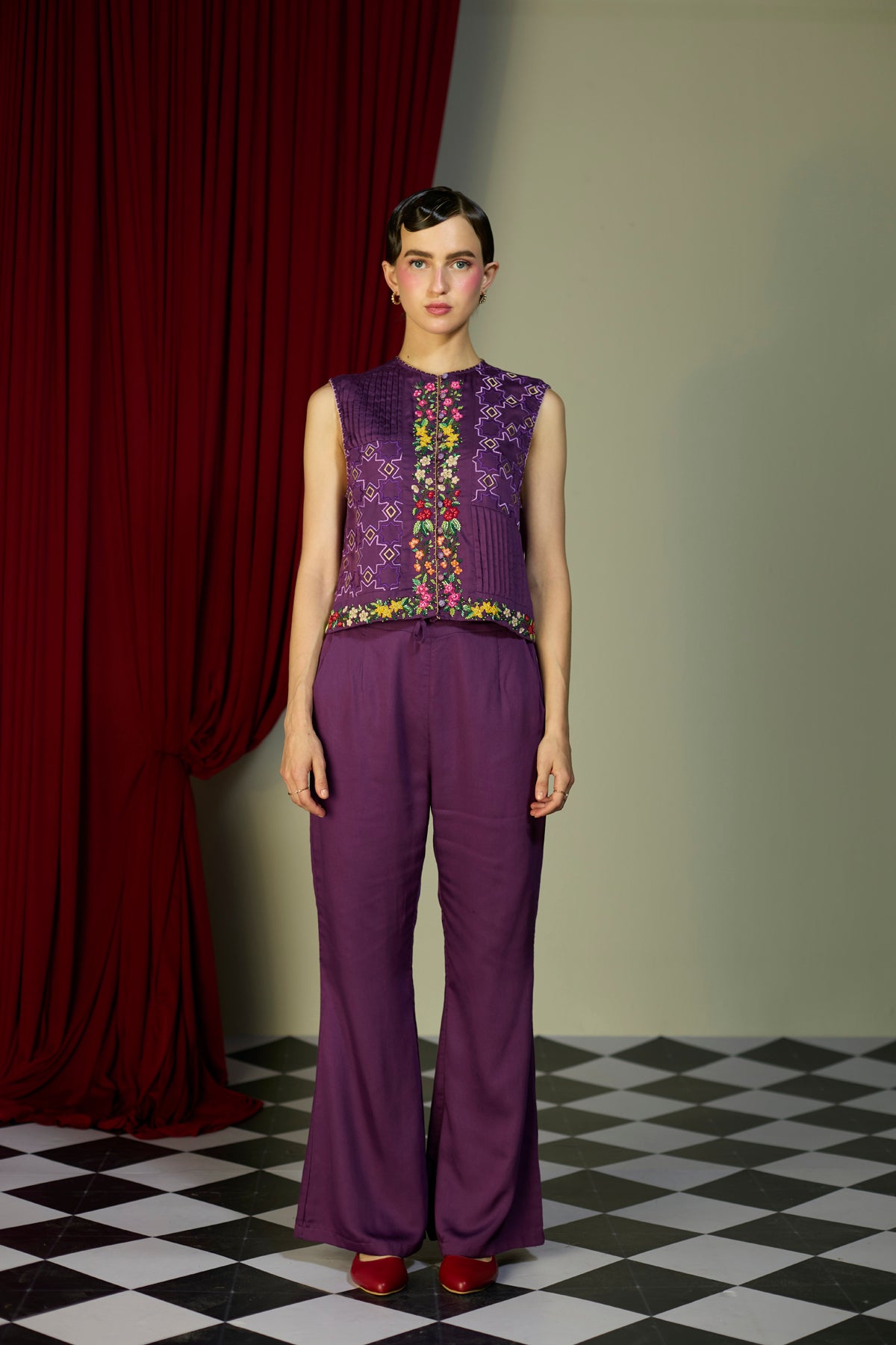 Regal Orchid Flared Pant