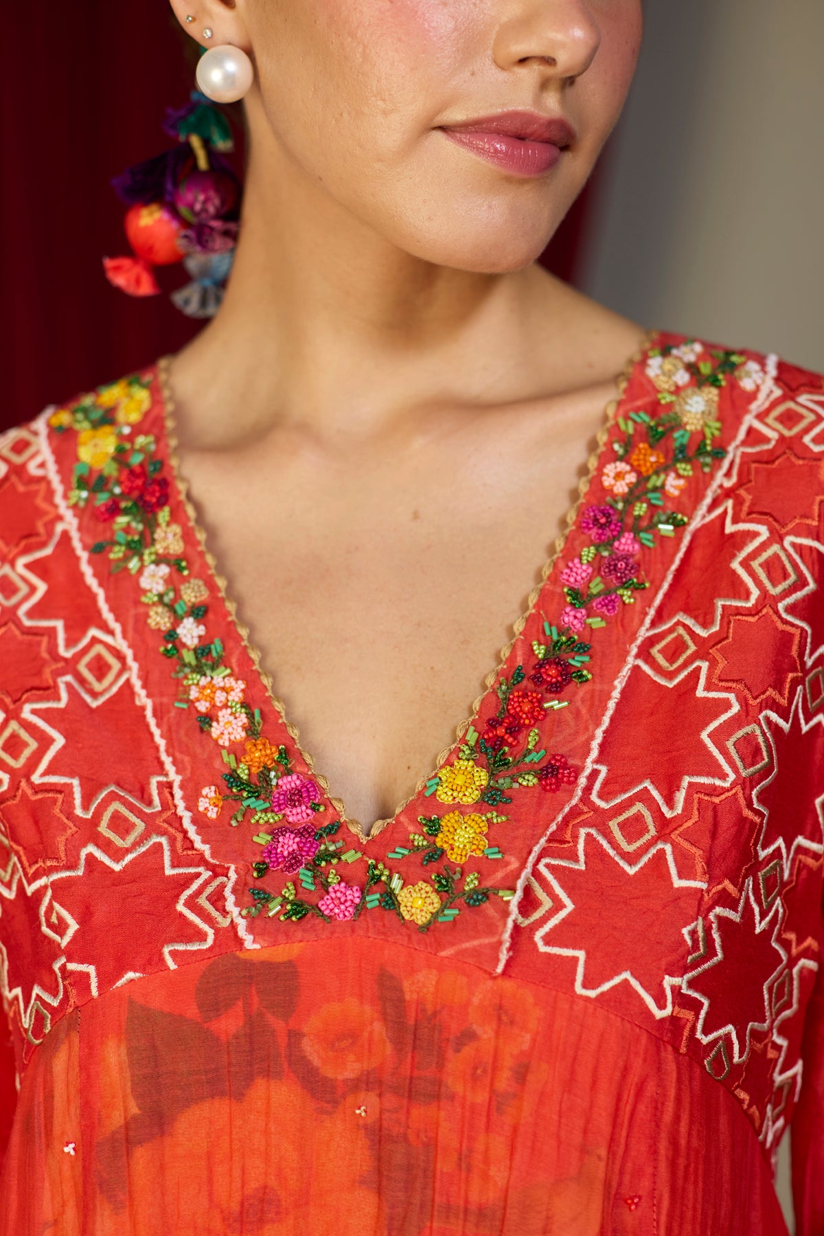 Scarlet Red Maxi Dress