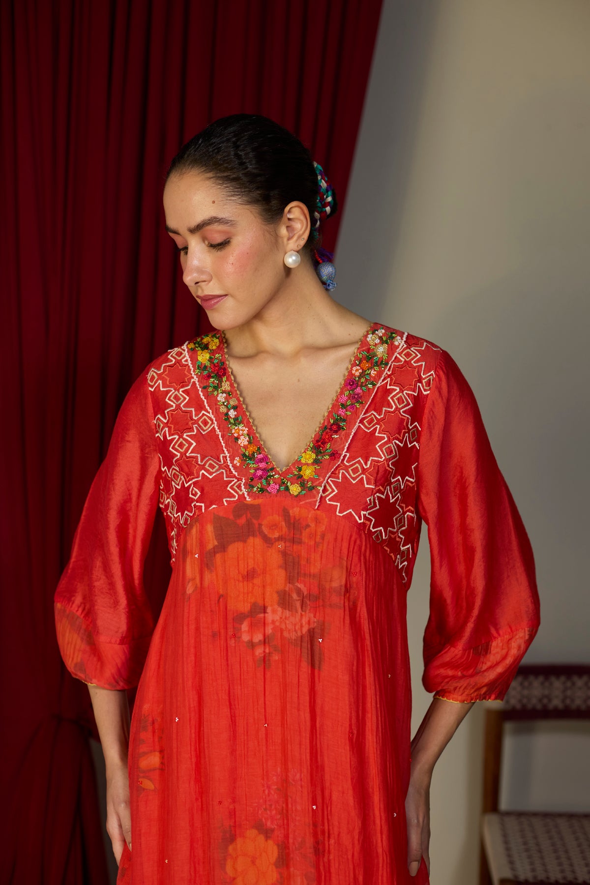 Scarlet Red Maxi Dress