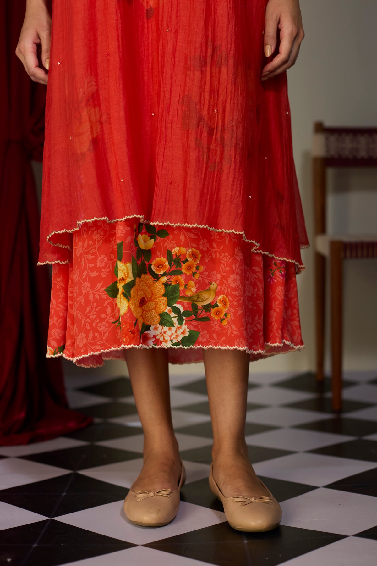 Scarlet Red Maxi Dress