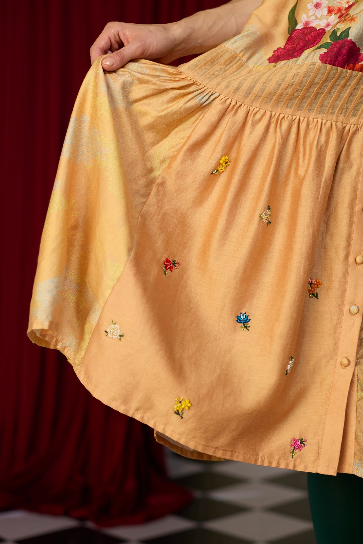 Soufflé Orange Dress