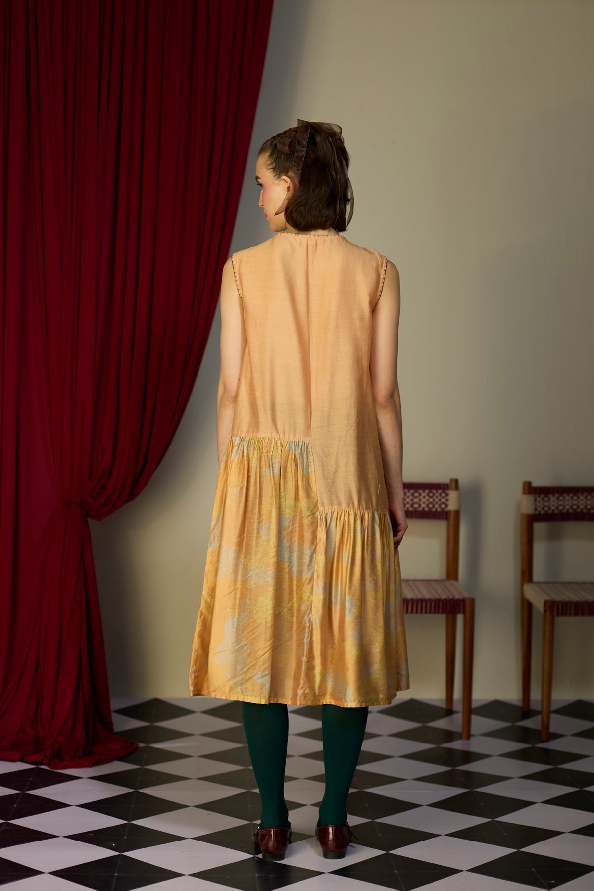 Soufflé Orange Dress