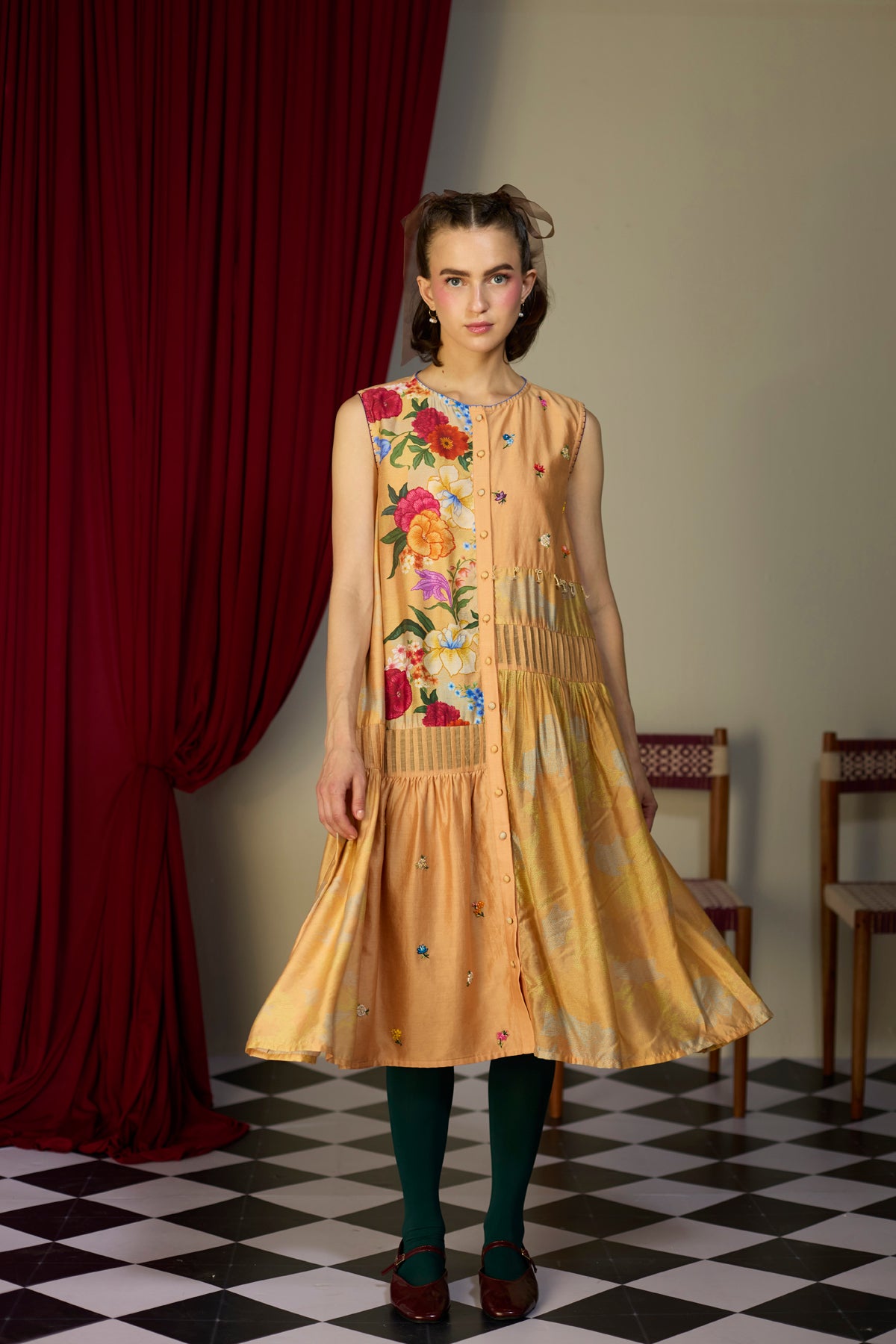 Soufflé Orange Dress