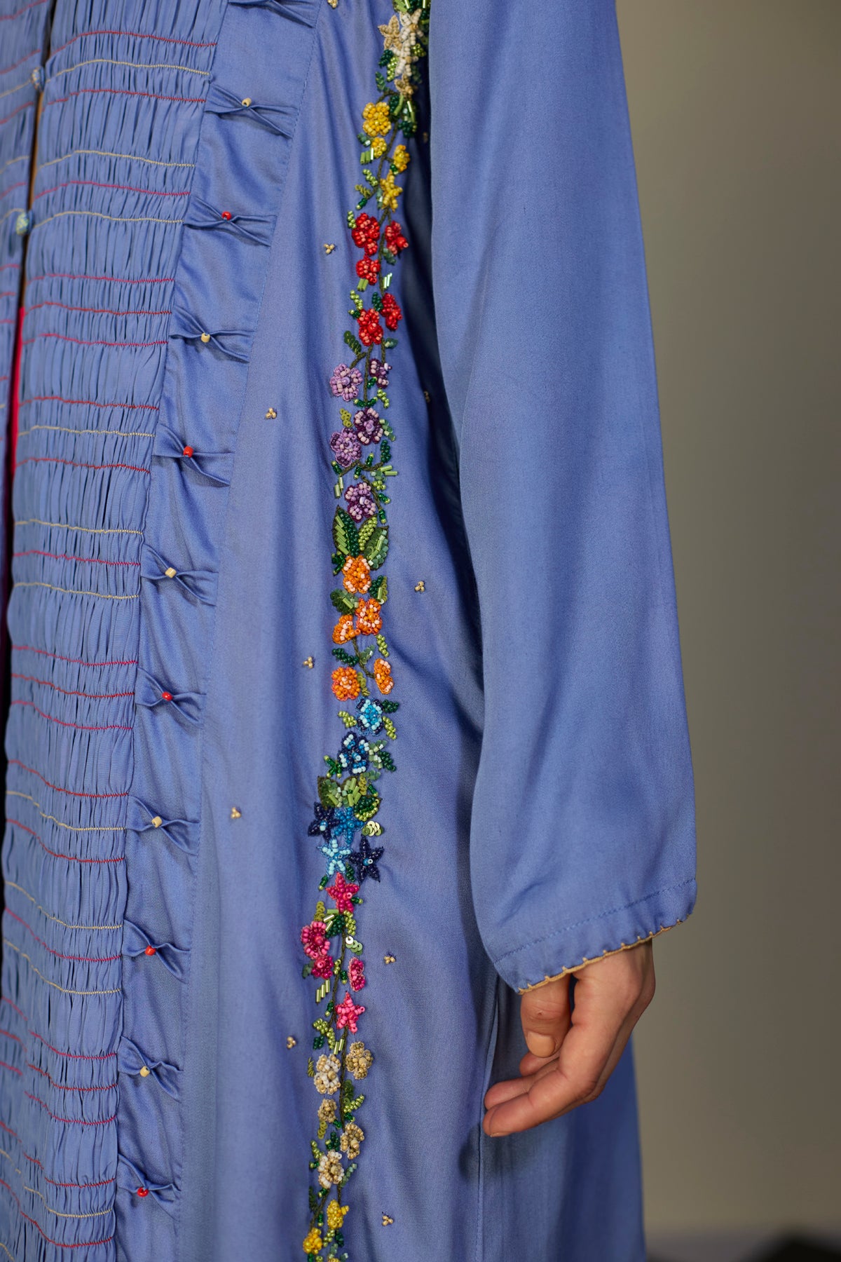 Periwinkle Blue Smocked Tunic