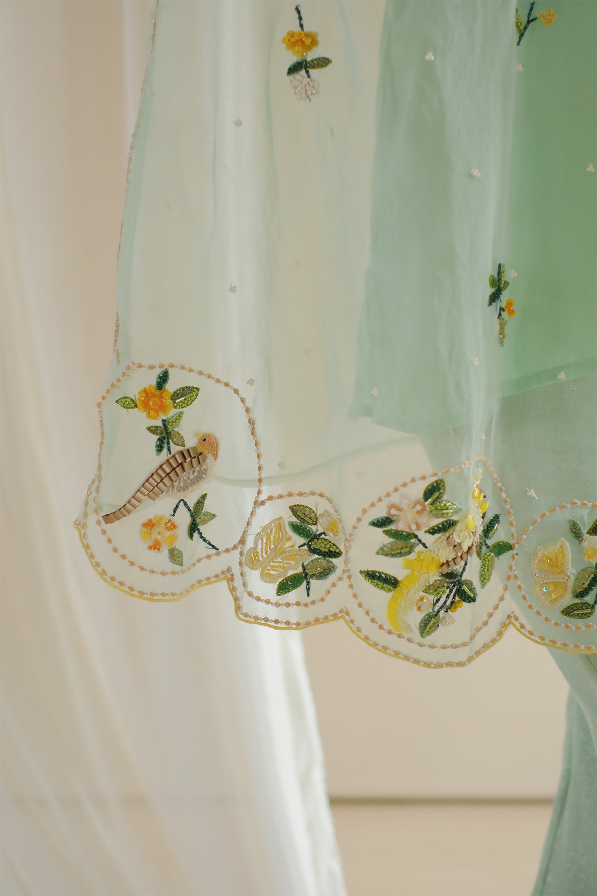 Tide Sheer Organza Co-ord Set