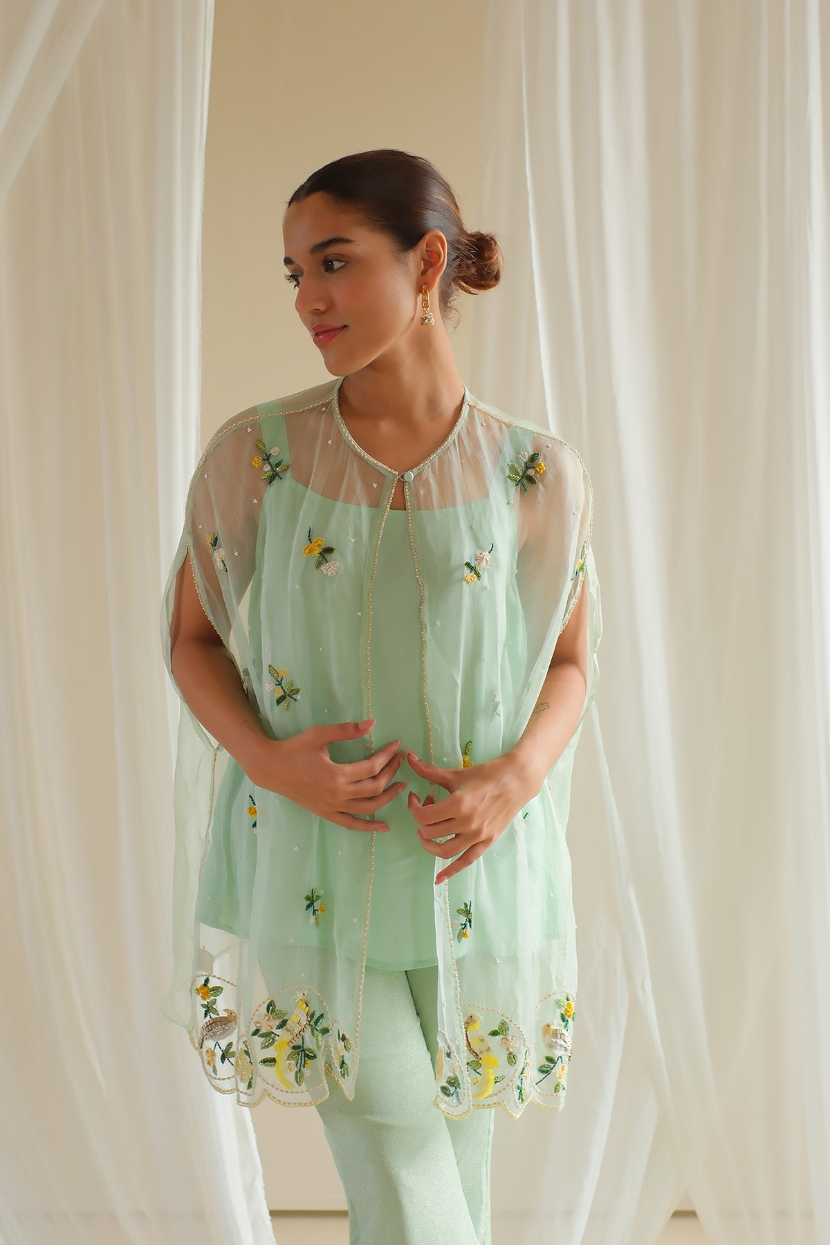 Tide Sheer Organza Co-ord Set