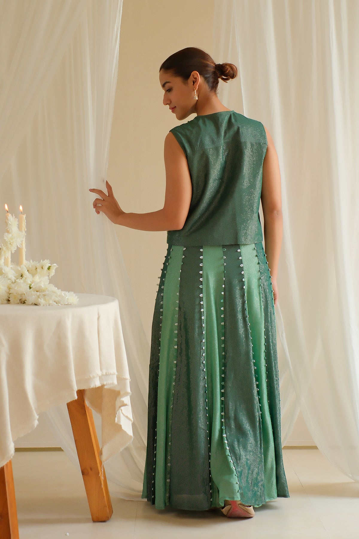 Jade Lehenga Set