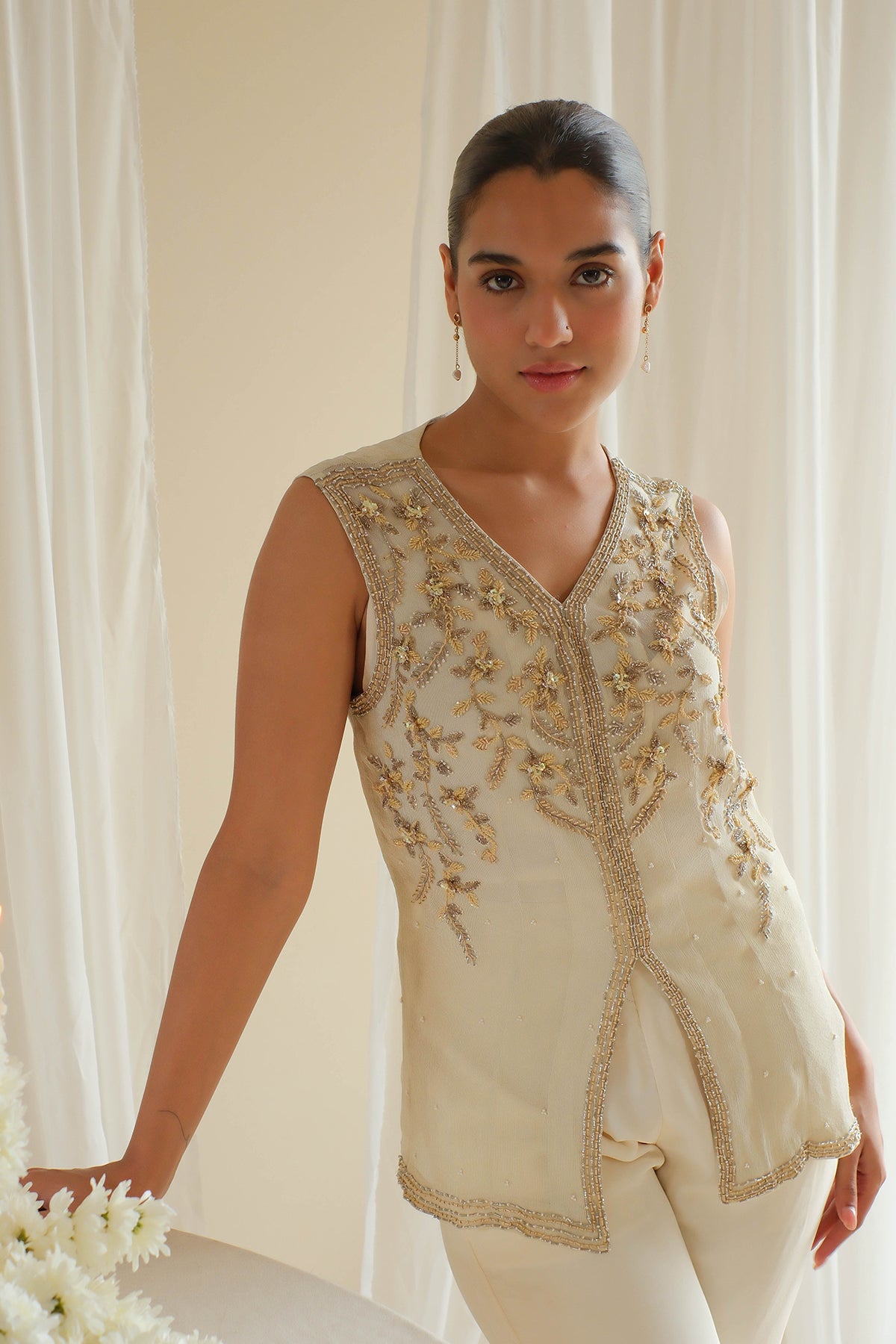 Pearl Embroidered Co-ord Set