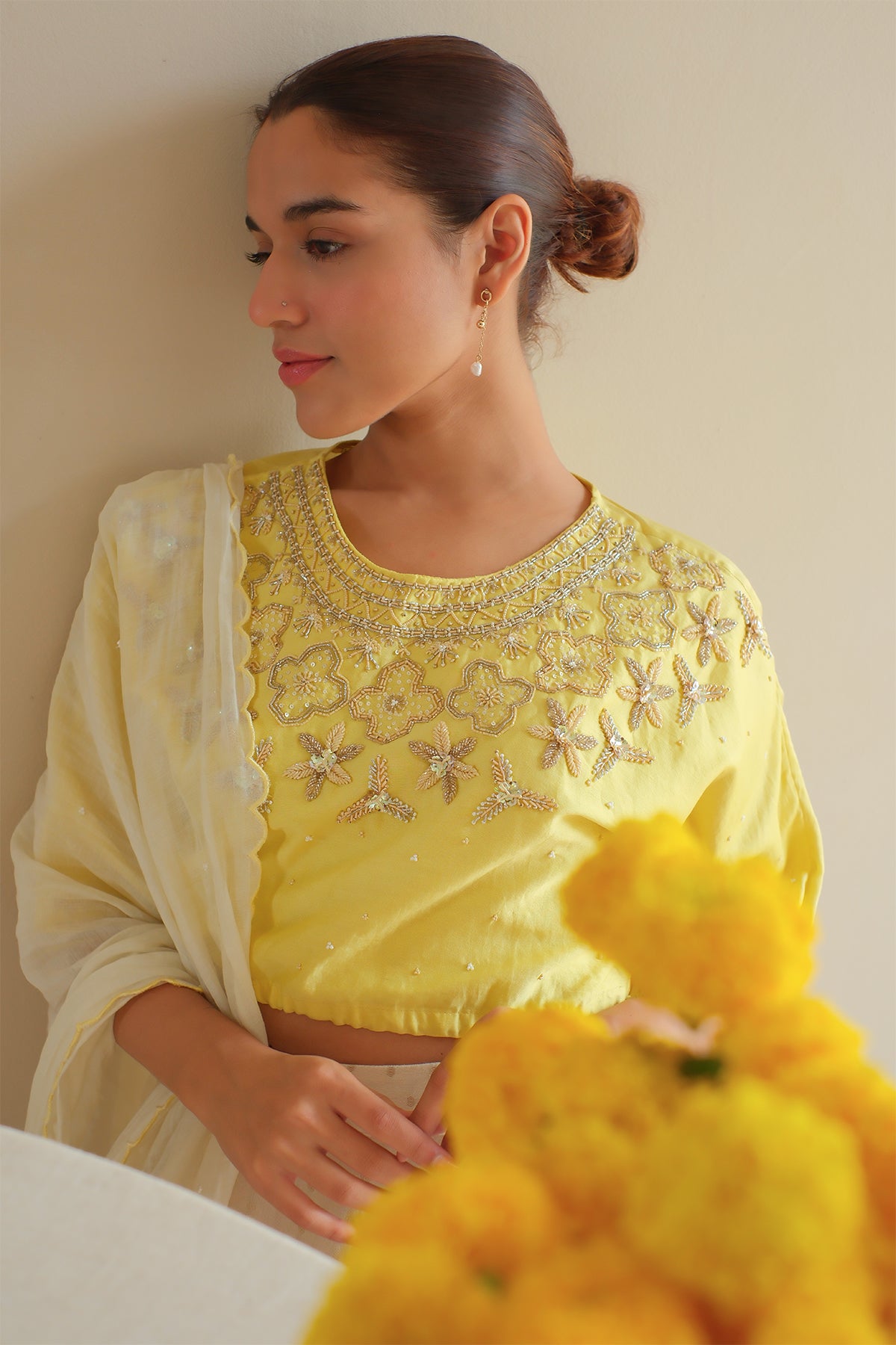 Amber Embroidered Lehenga Set