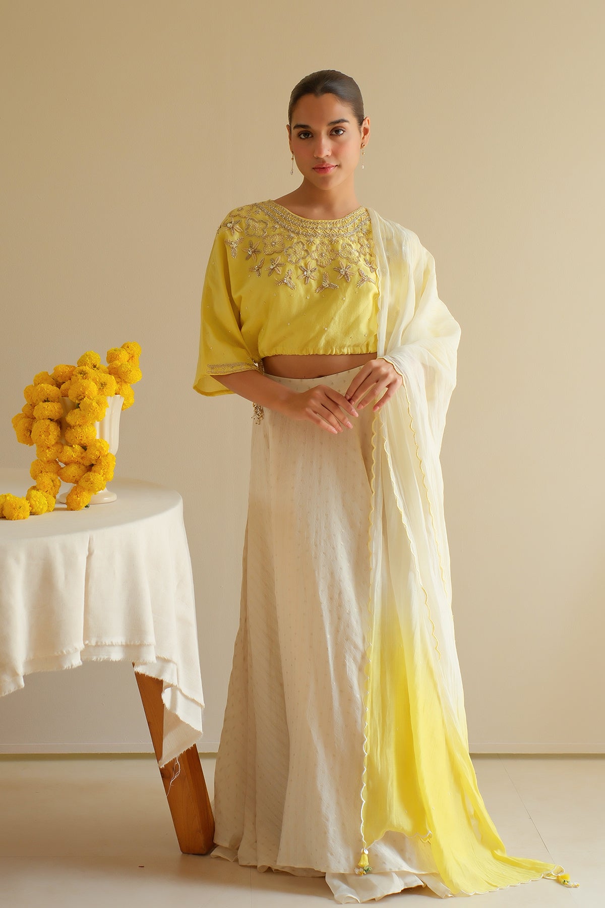 Amber Embroidered Lehenga Set