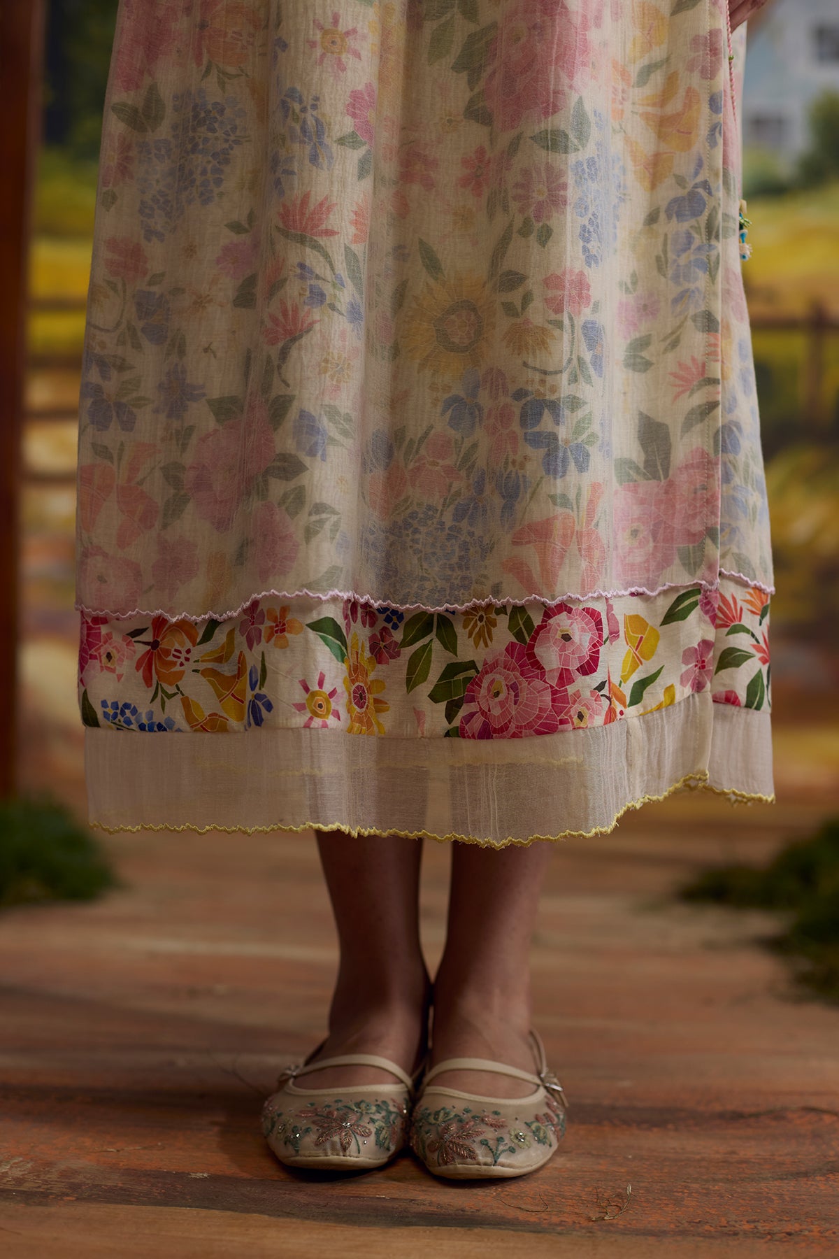 Lumina Floral Embroidered Dress