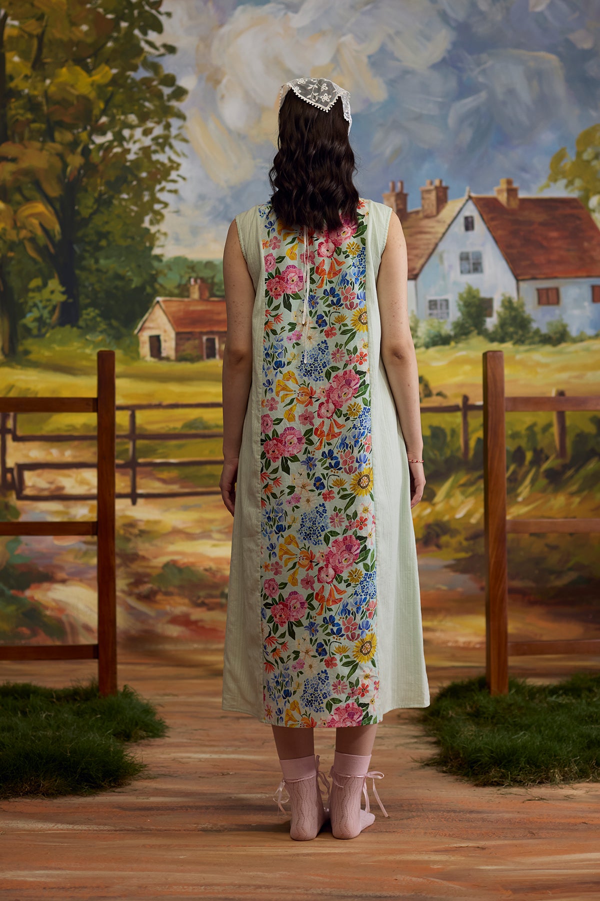 Meadow Panelled Floral Dress