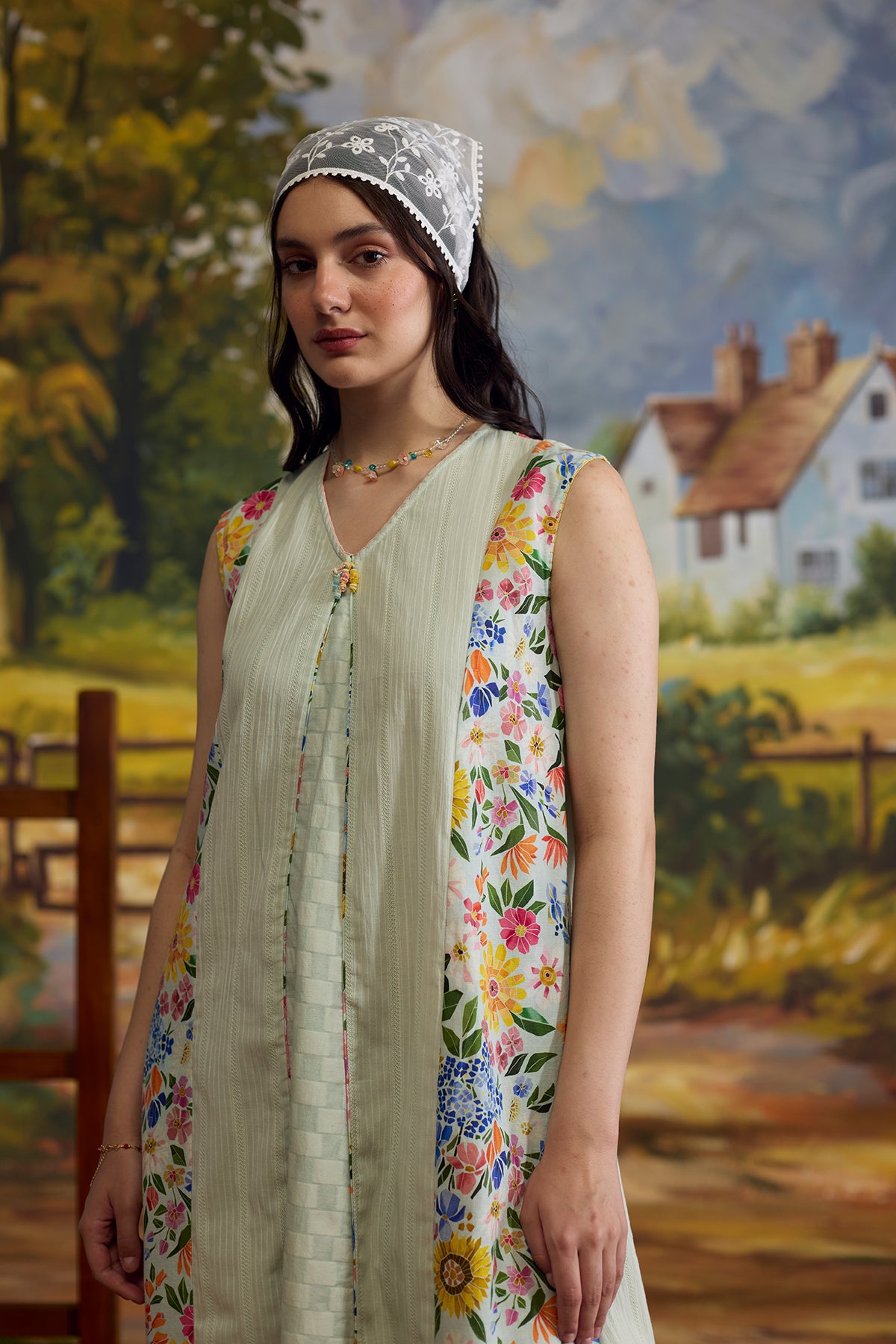Meadow Panelled Floral Dress