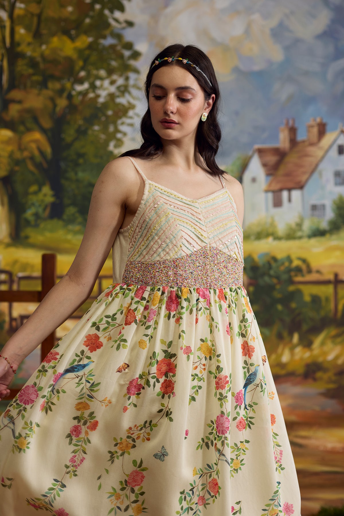 Lumina Floral Dress