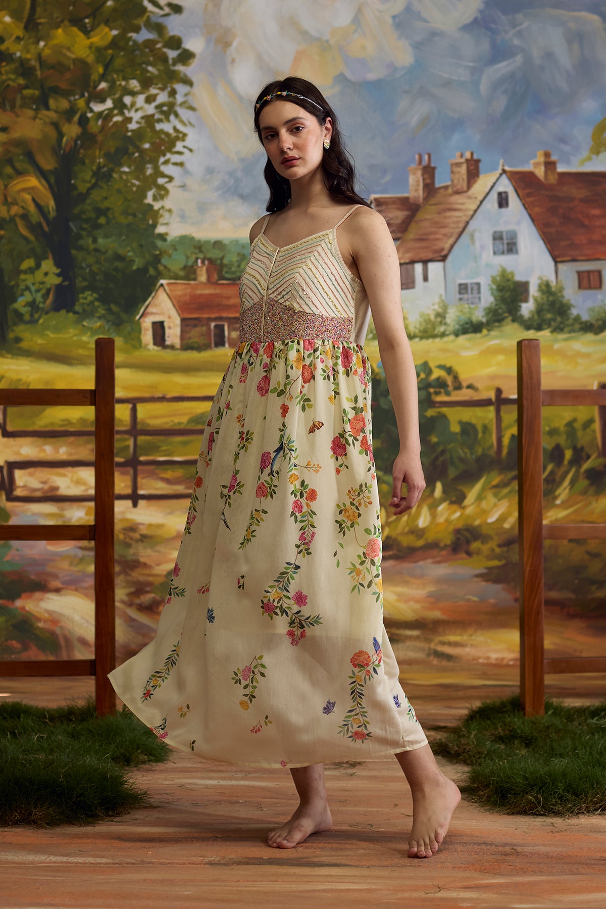 Lumina Floral Dress