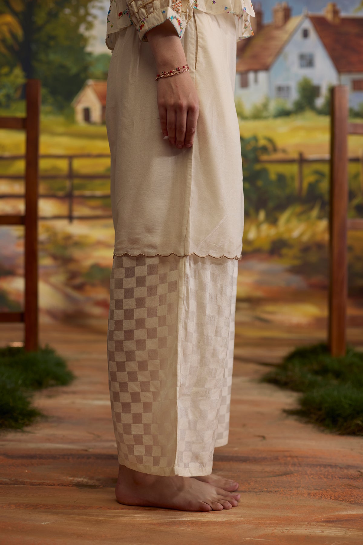 Lumina Checkered Pants