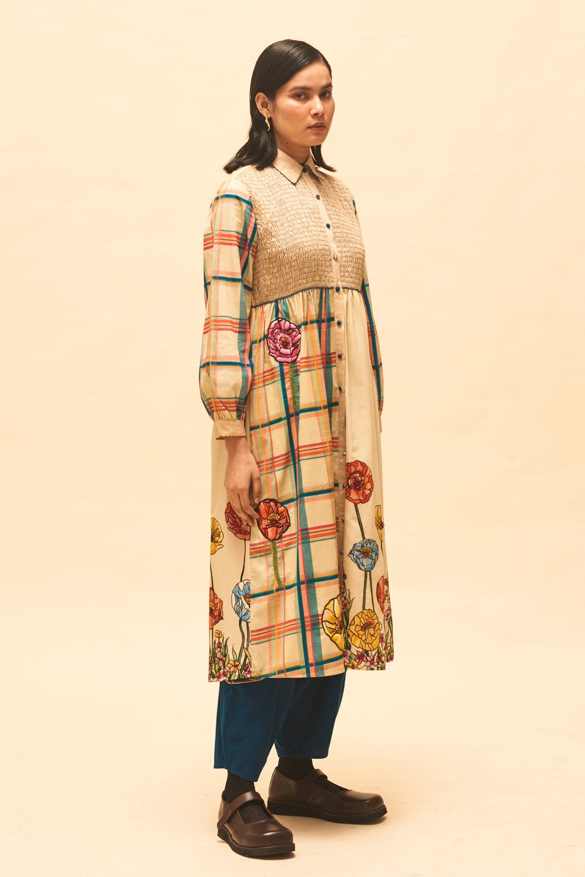 Sand Buttoned Tunic