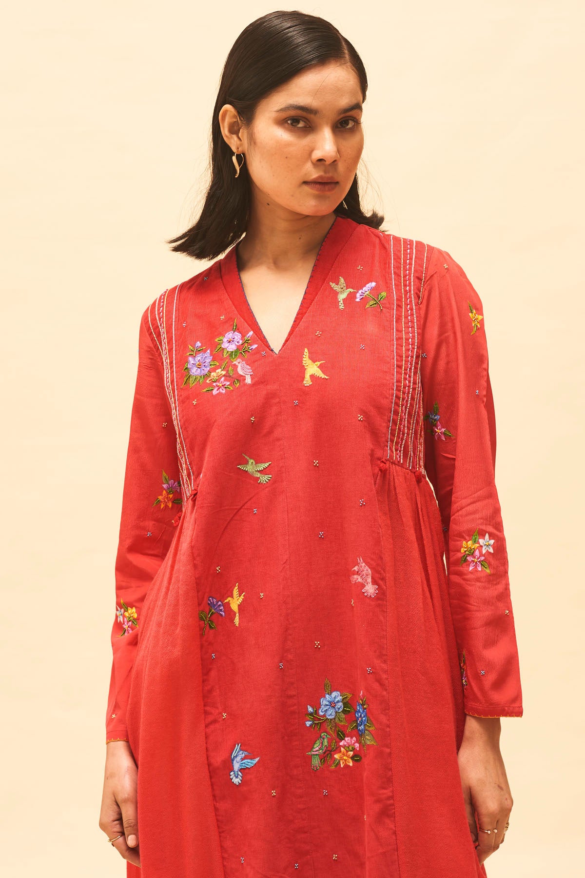 Crimson Painted Tunic
