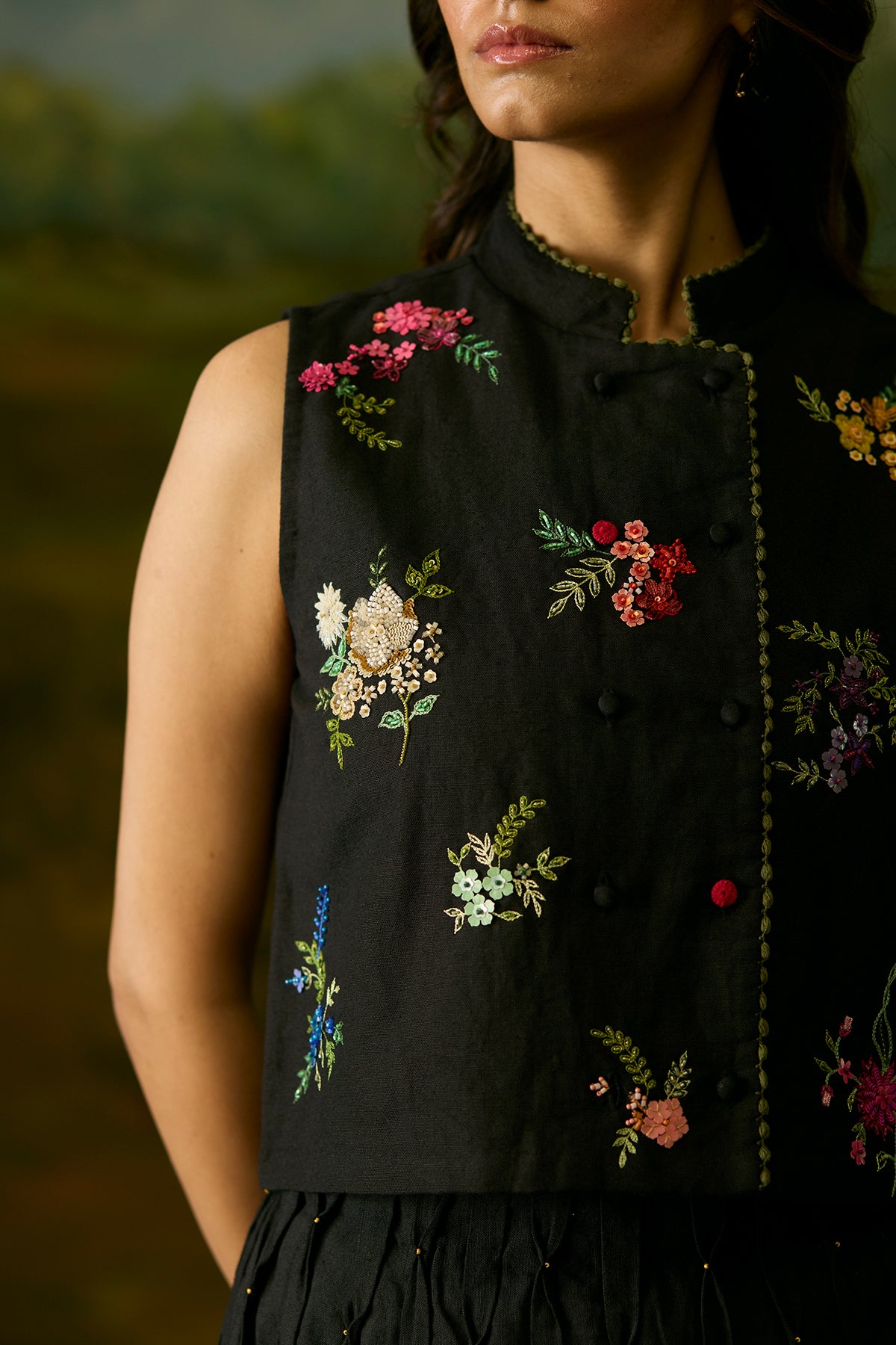 Onyx Waist Coat