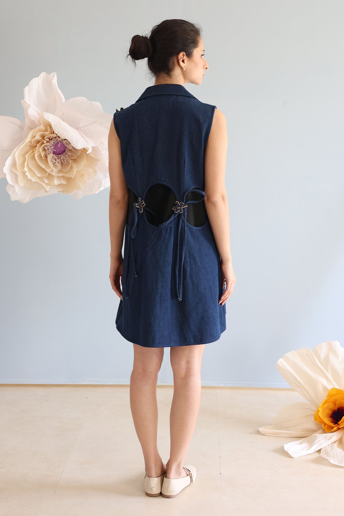 Midnight Blue Jacket Dress