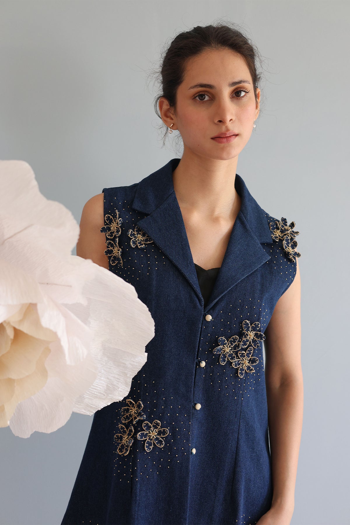 Midnight Blue Jacket Dress