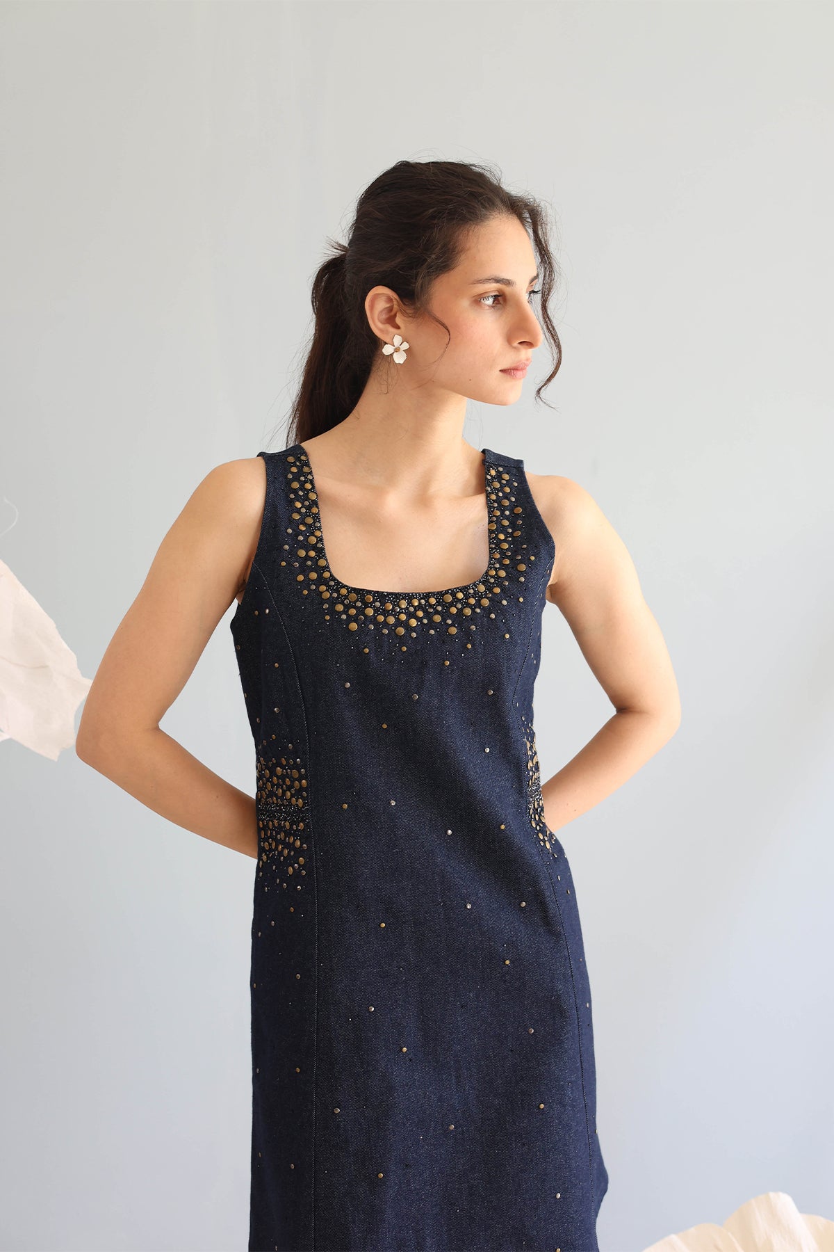 Midnight Blue Denim Dress