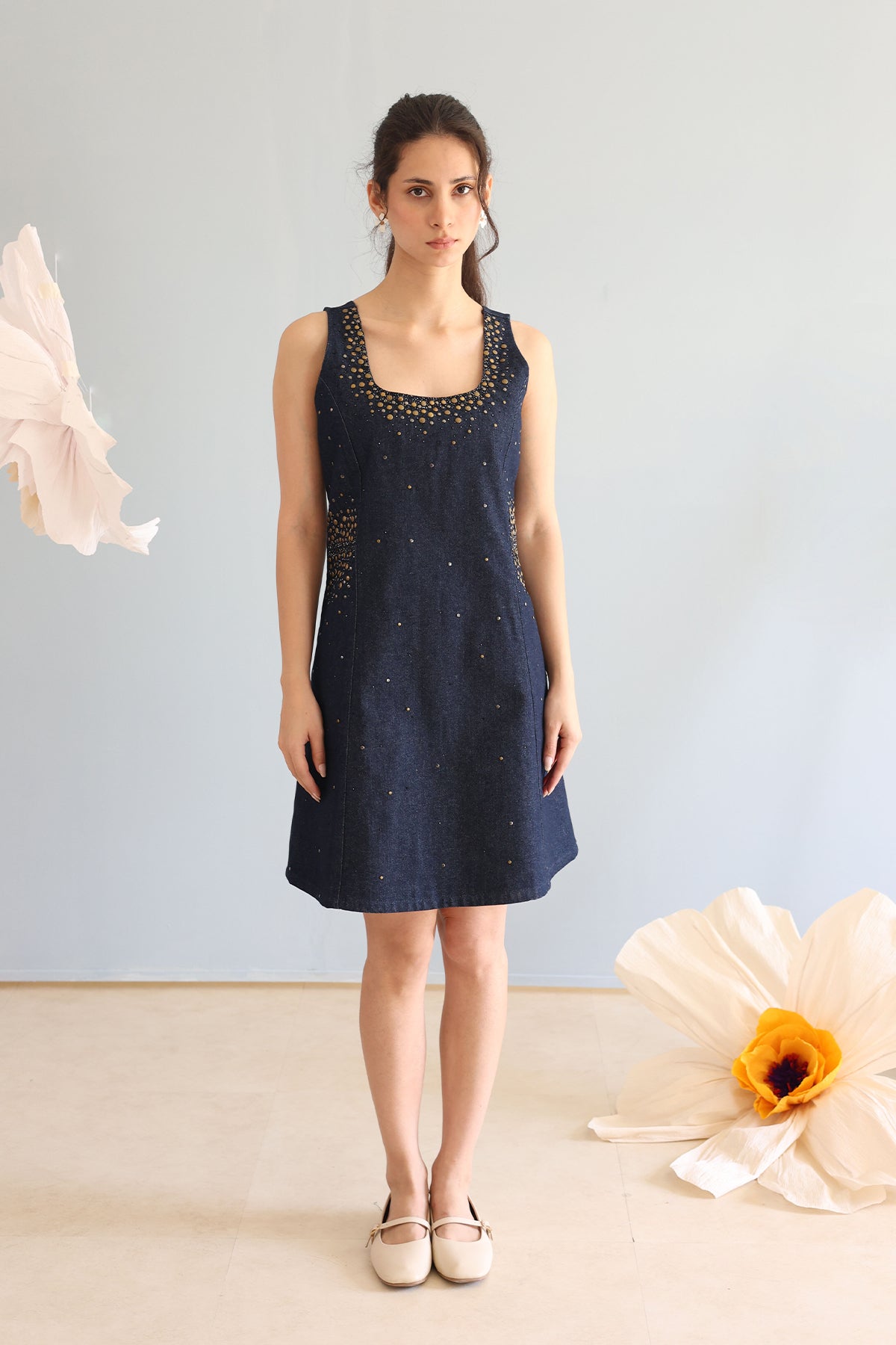 Midnight Blue Denim Dress