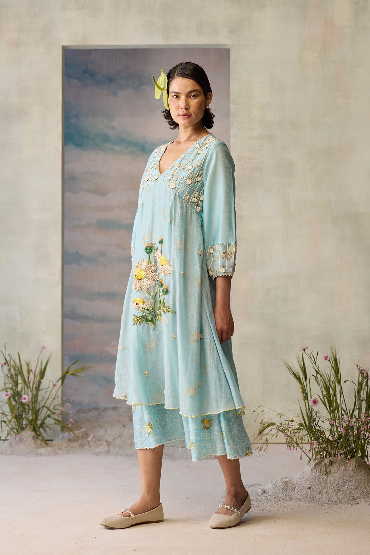 Azure Layered Dress