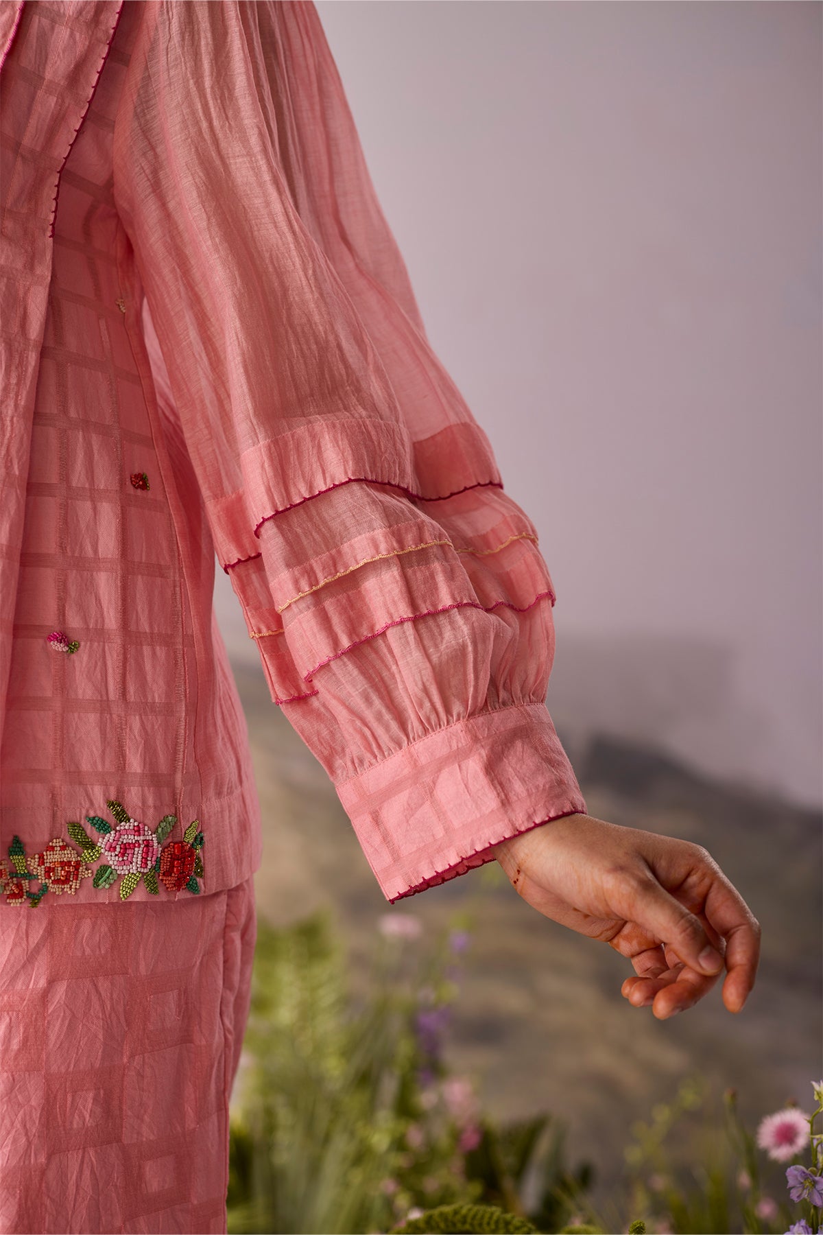 Rose Checkered Shirt