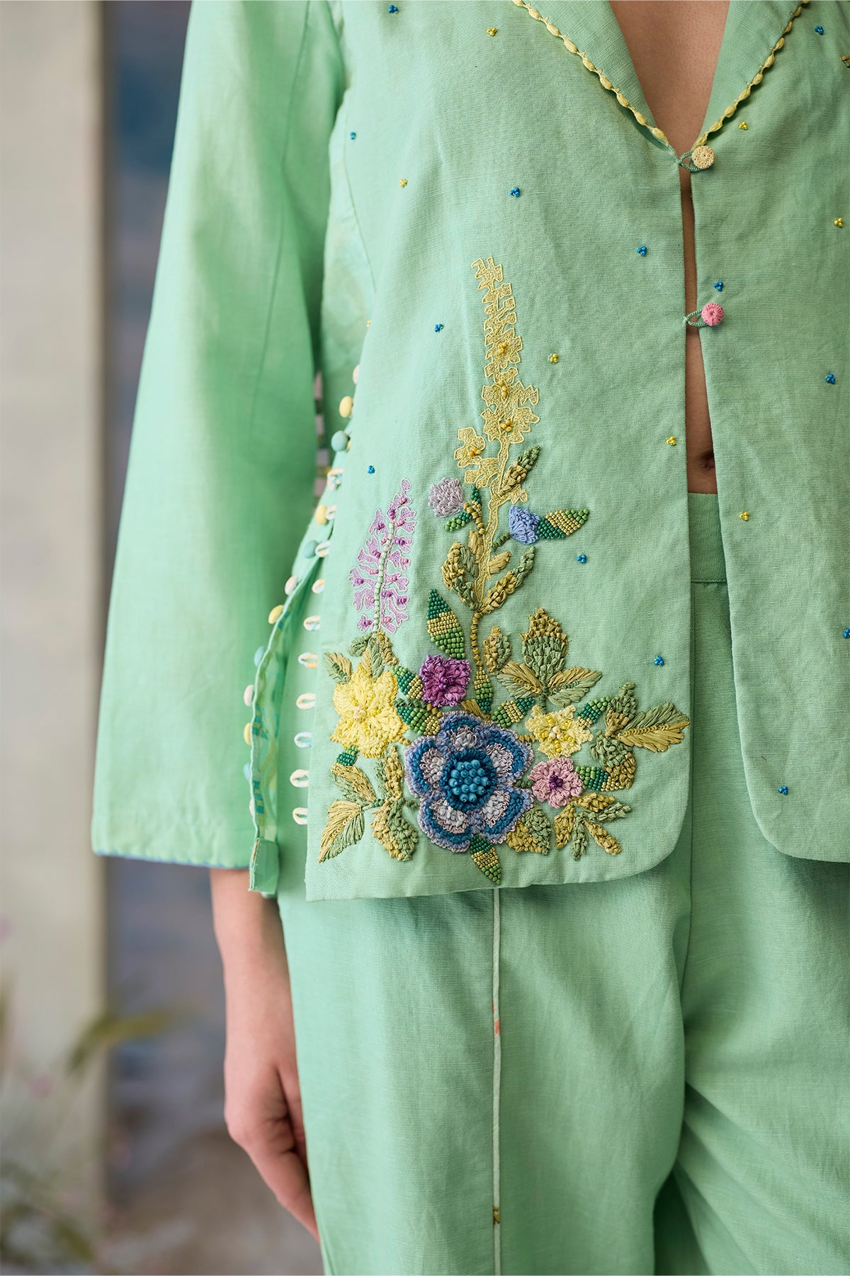 Seaglass Beaded Jacket