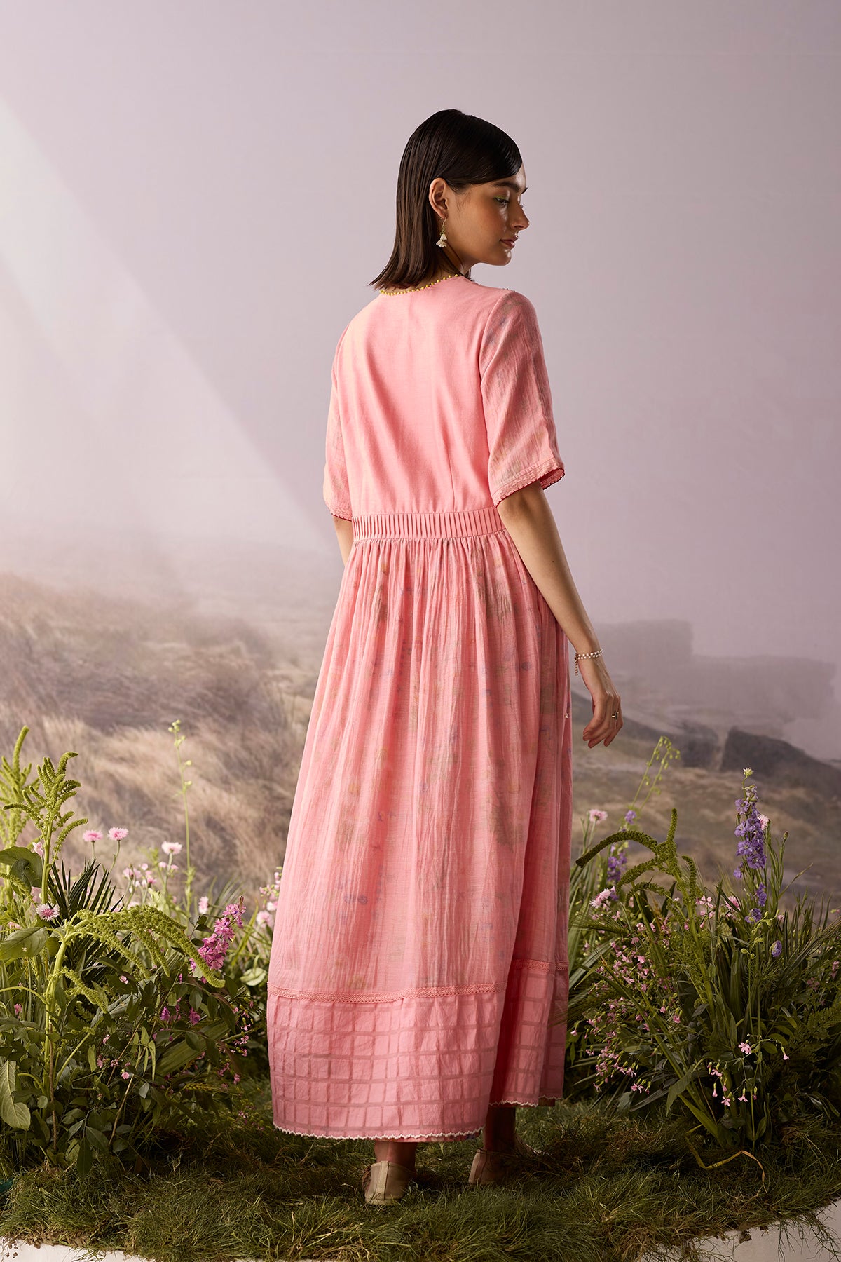 Rose Floral Maxi Dress