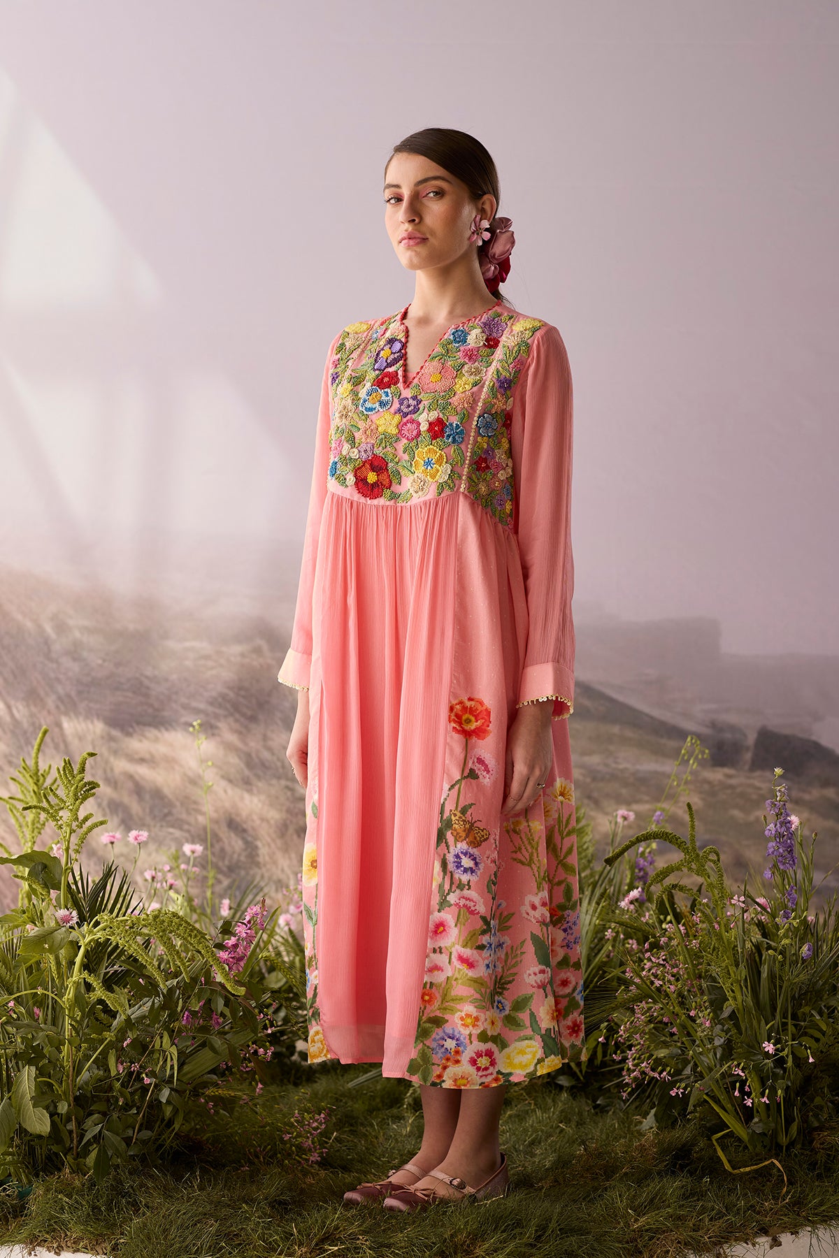 Rose Beaded Dress
