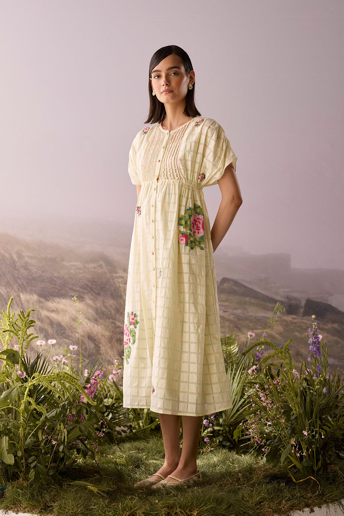 Moonlight Floral Dress