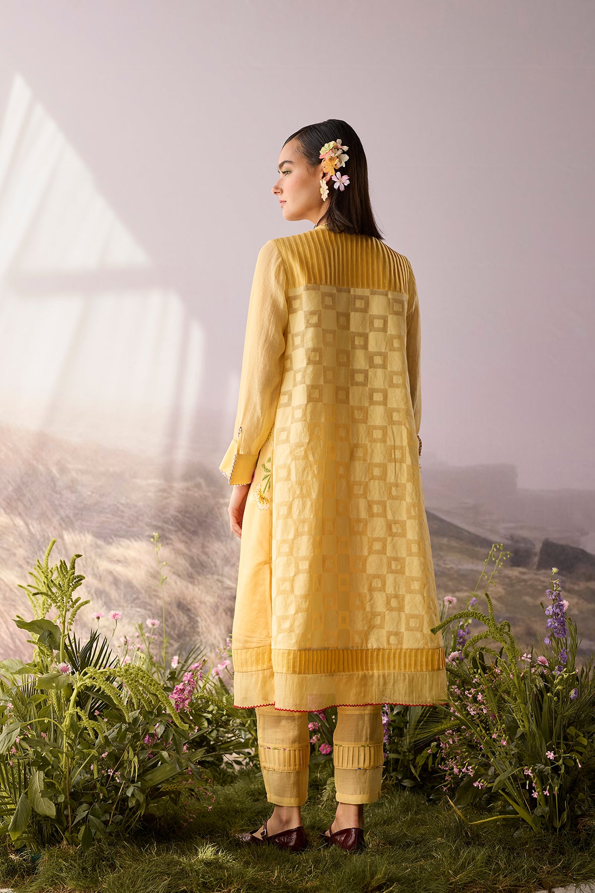 Sunpetal Floral Beaded Kurta