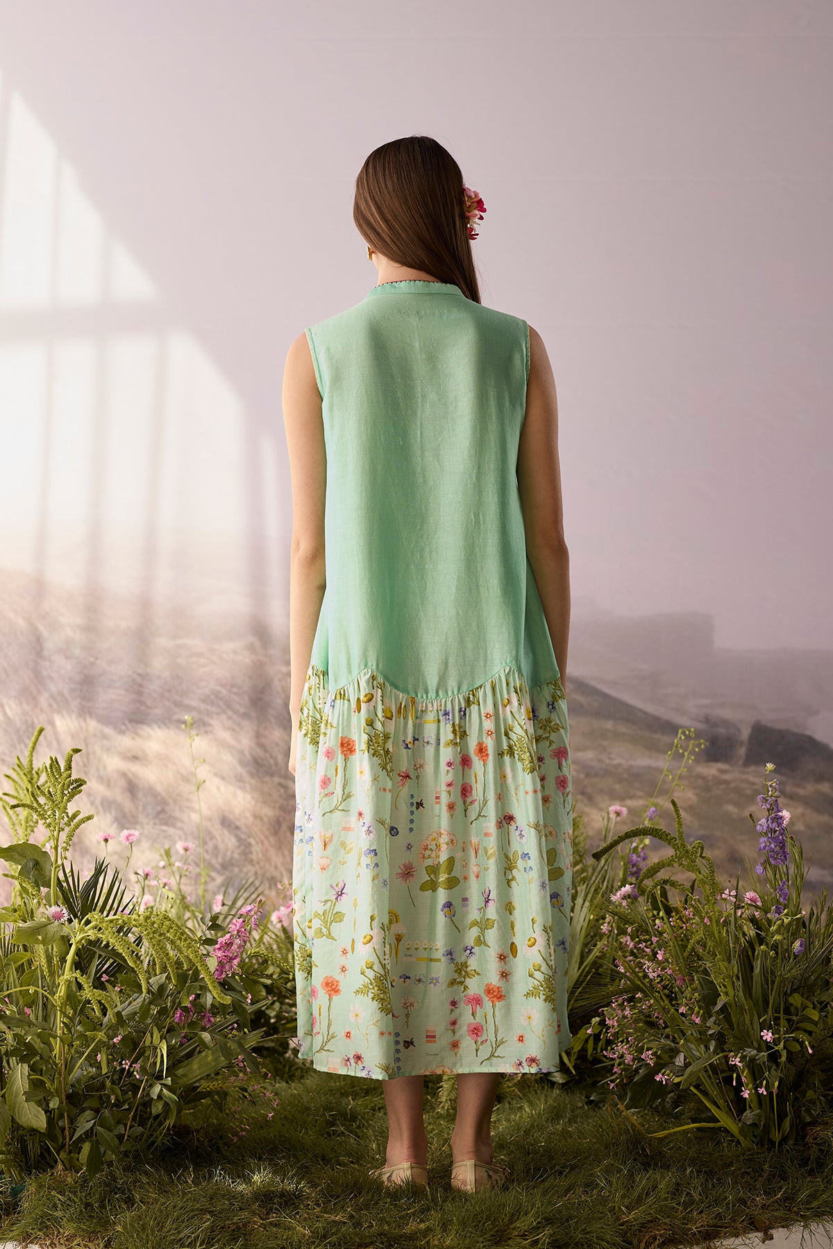 Seaglass Gathered Dress