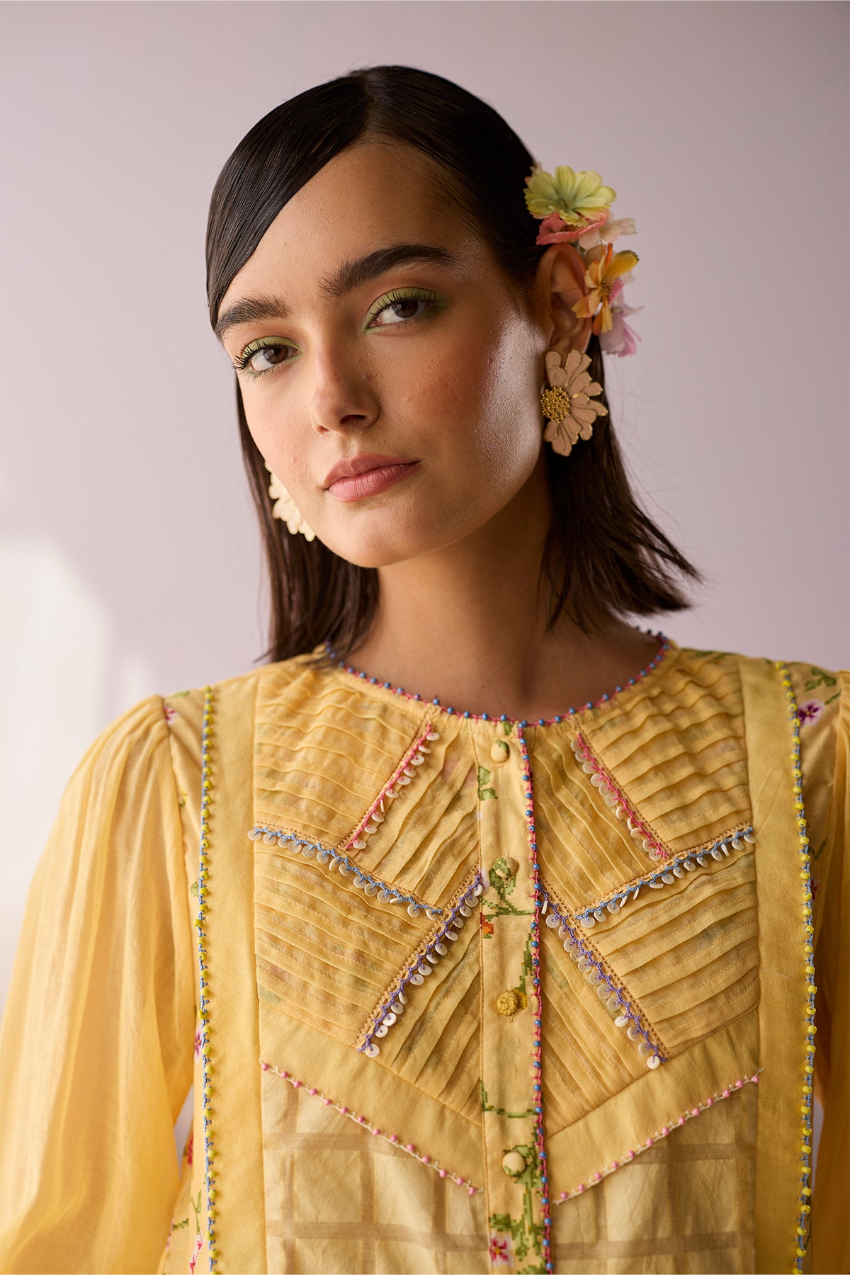 Sunpetal Pintuck Shirt