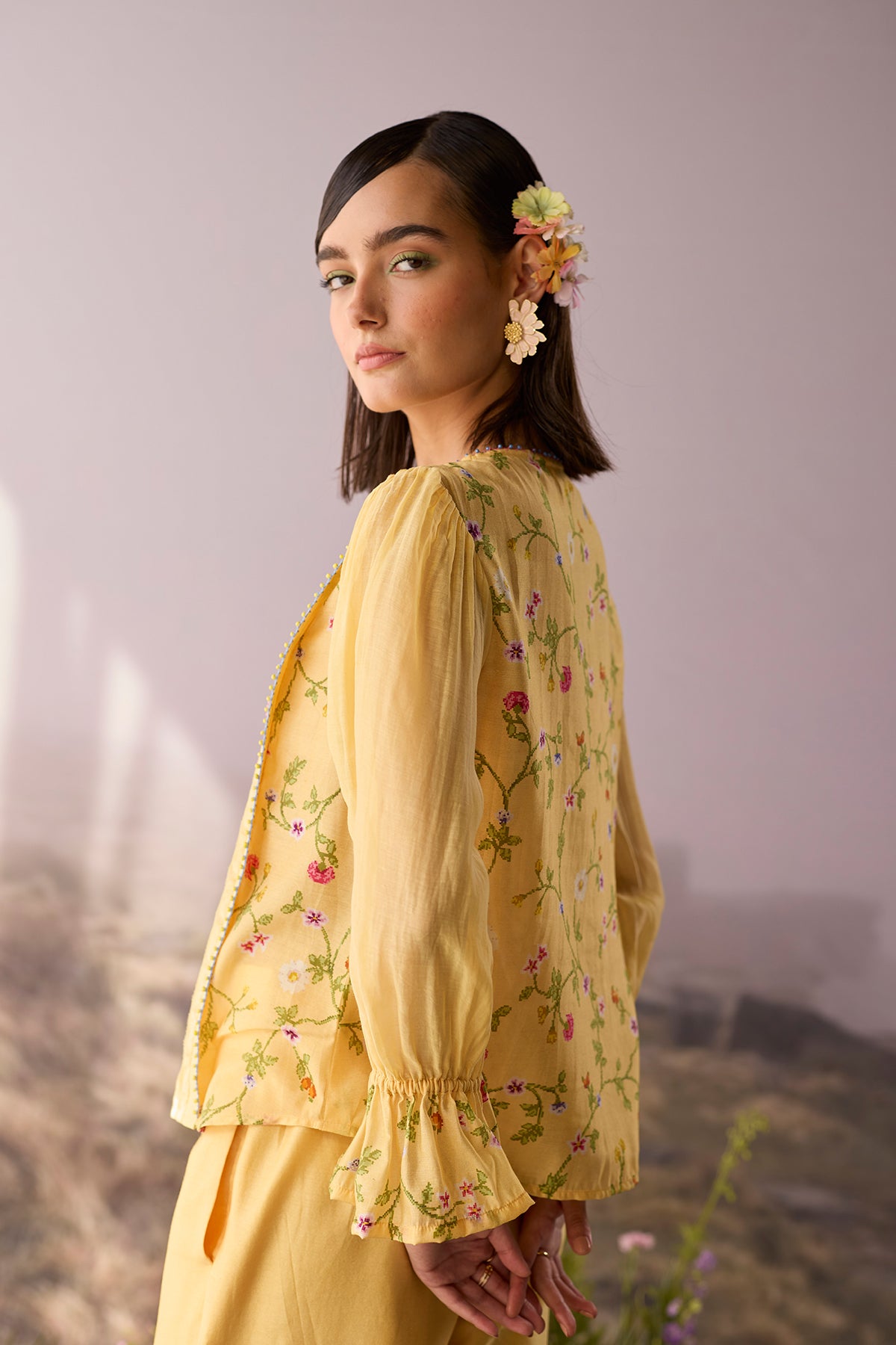 Sunpetal Pintuck Shirt