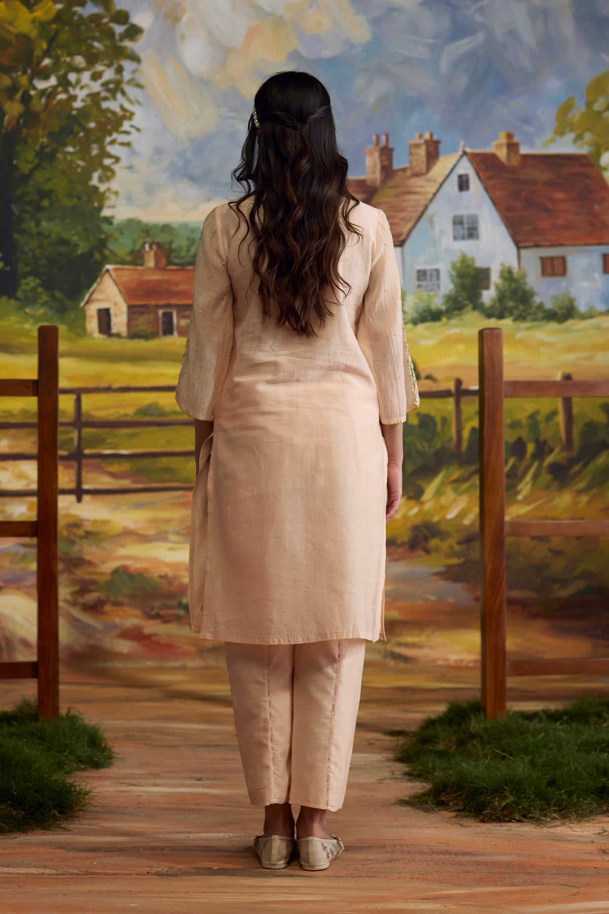 Sorbet Floral Beaded Kurta