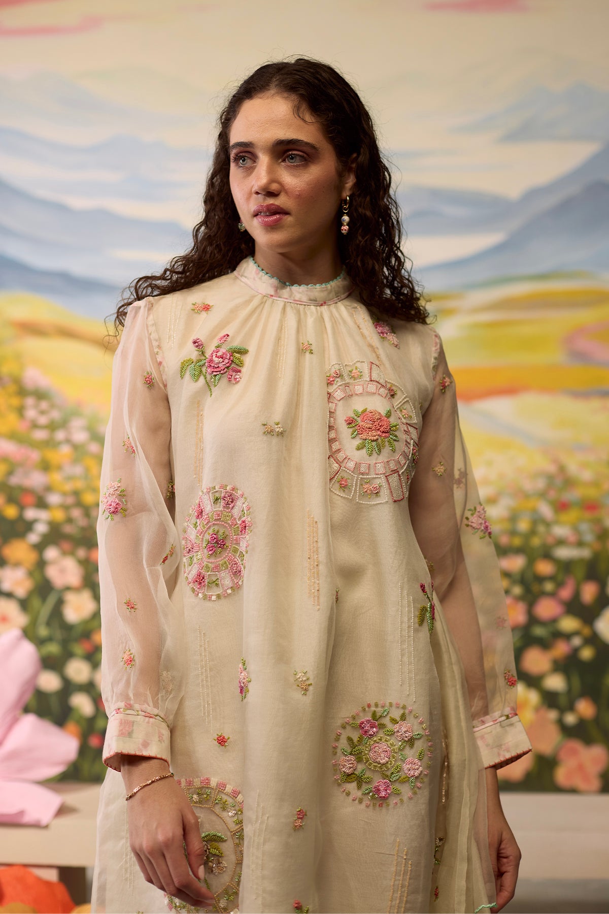 Lumina Embroidered Dress