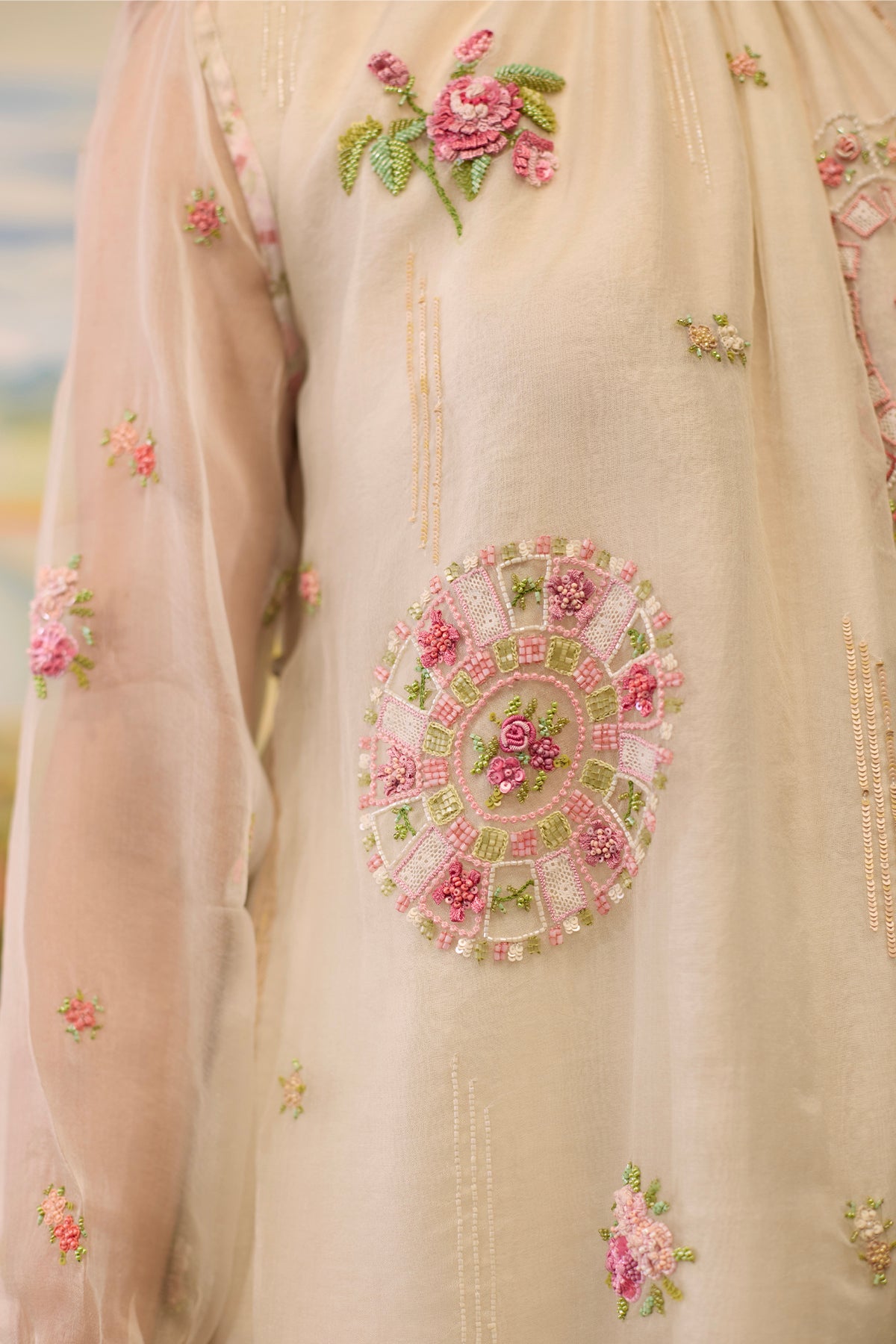 Lumina Embroidered Dress