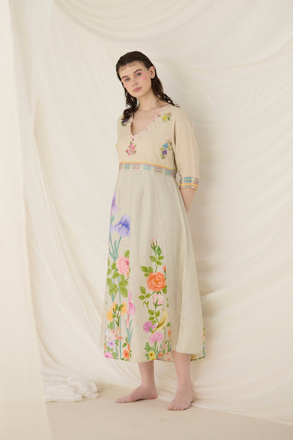 Ash Embroidered Dress